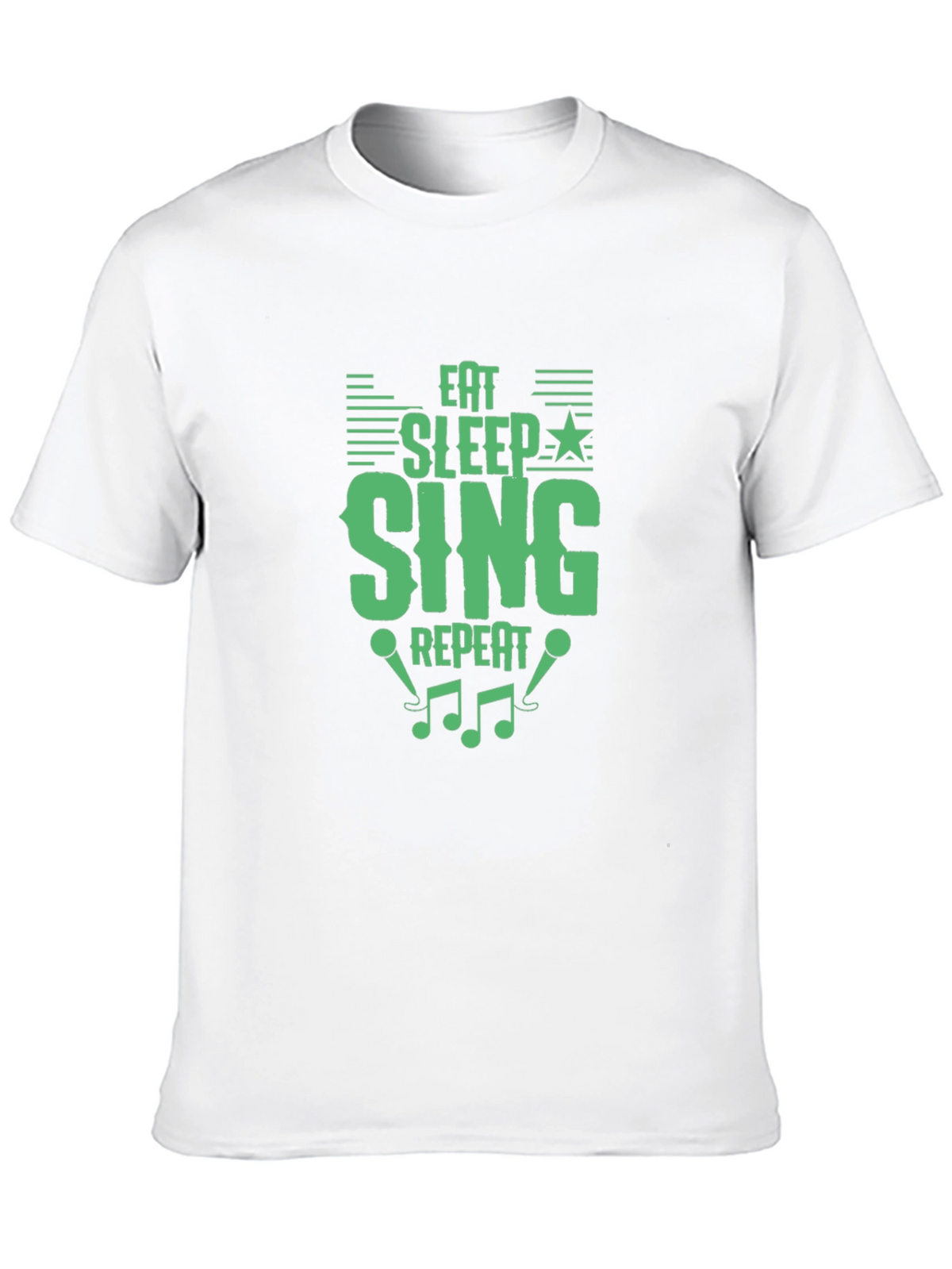 Eat Sleep Sing Repeat Graphic T-Shirt