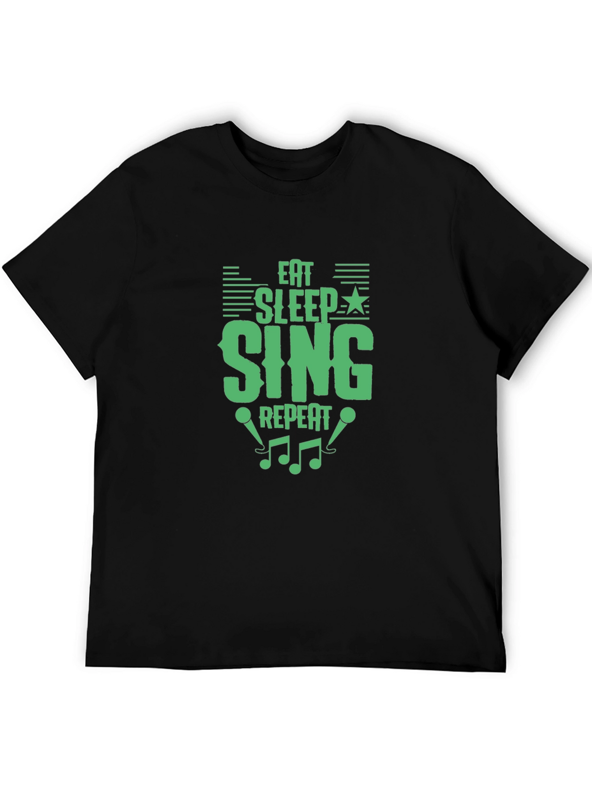 Eat Sleep Sing Repeat Graphic T-Shirt