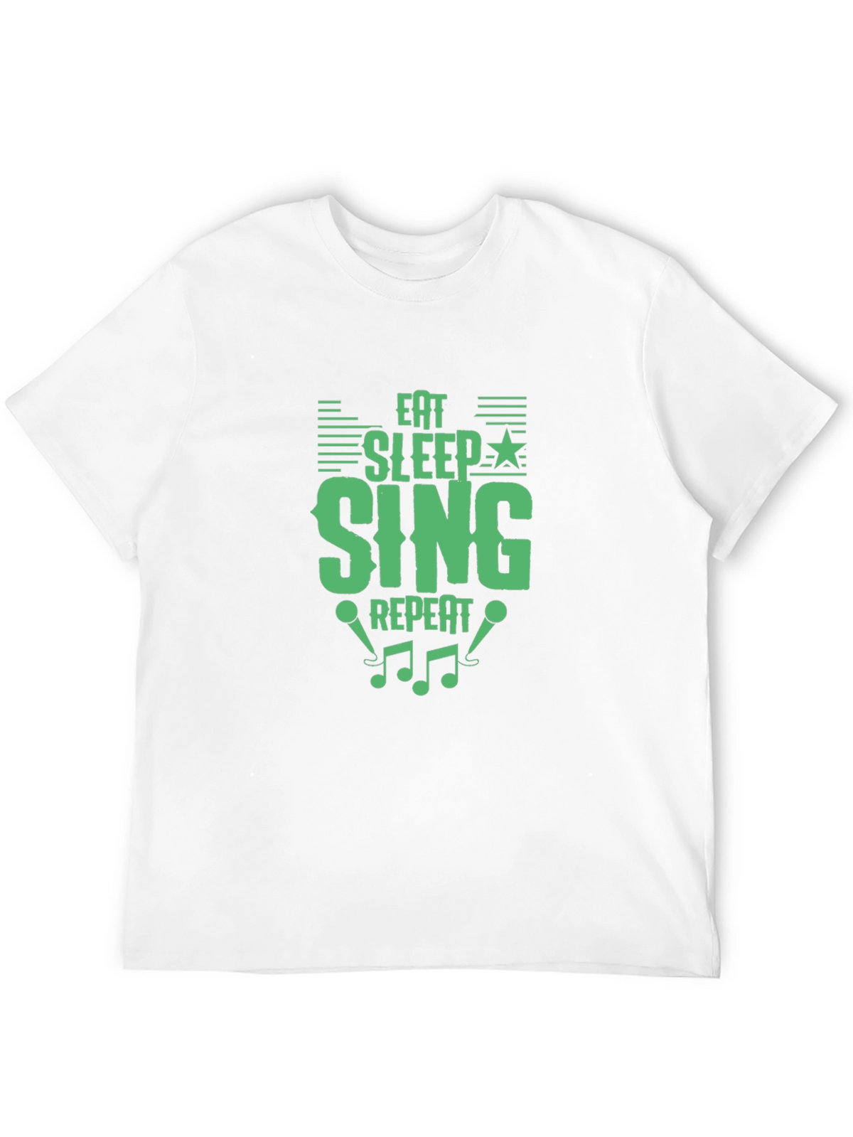 Eat Sleep Sing Repeat Graphic T-Shirt