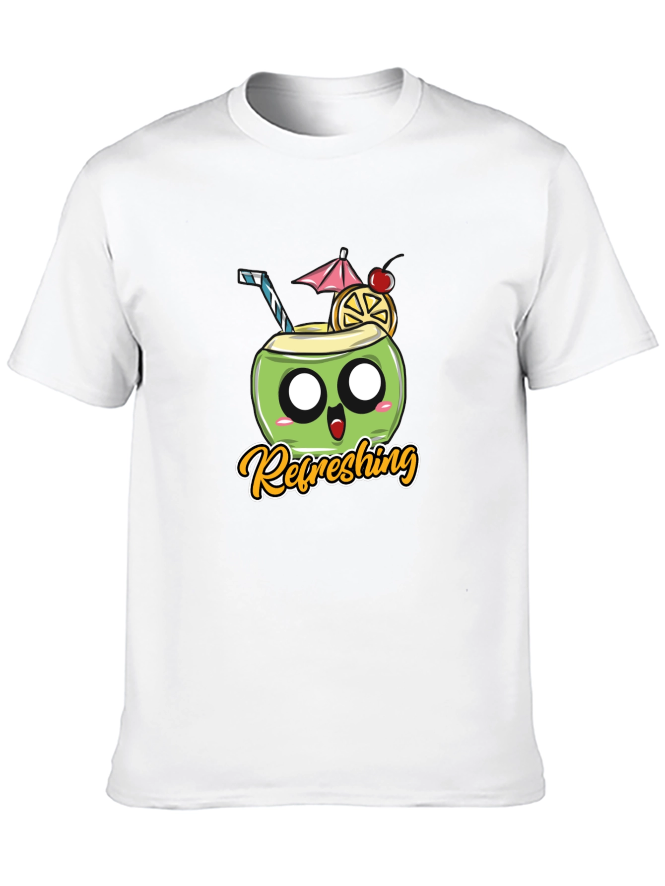 Refreshing Coconut Black T-Shirt