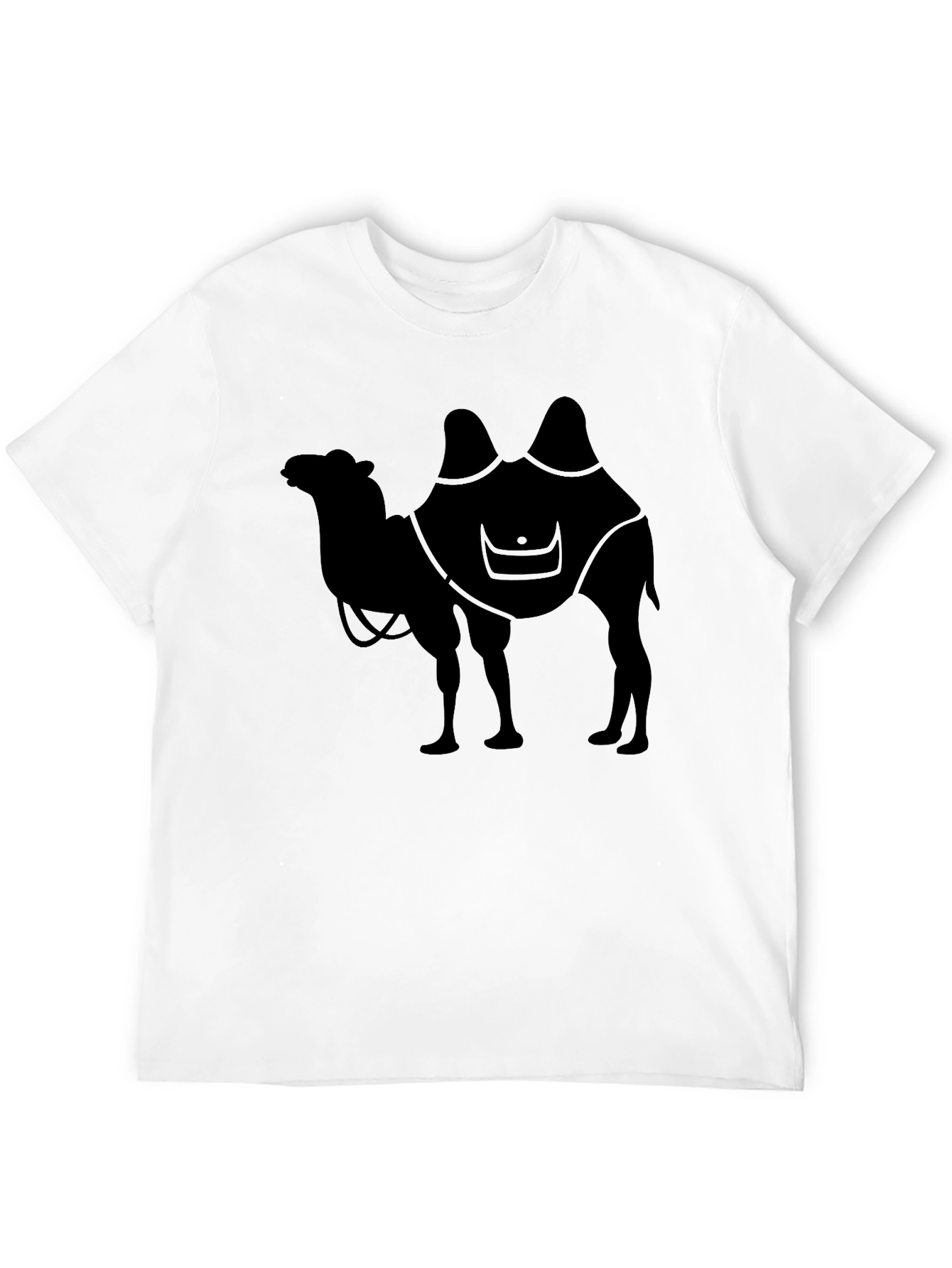 Camel Silhouette T-Shirt - Black