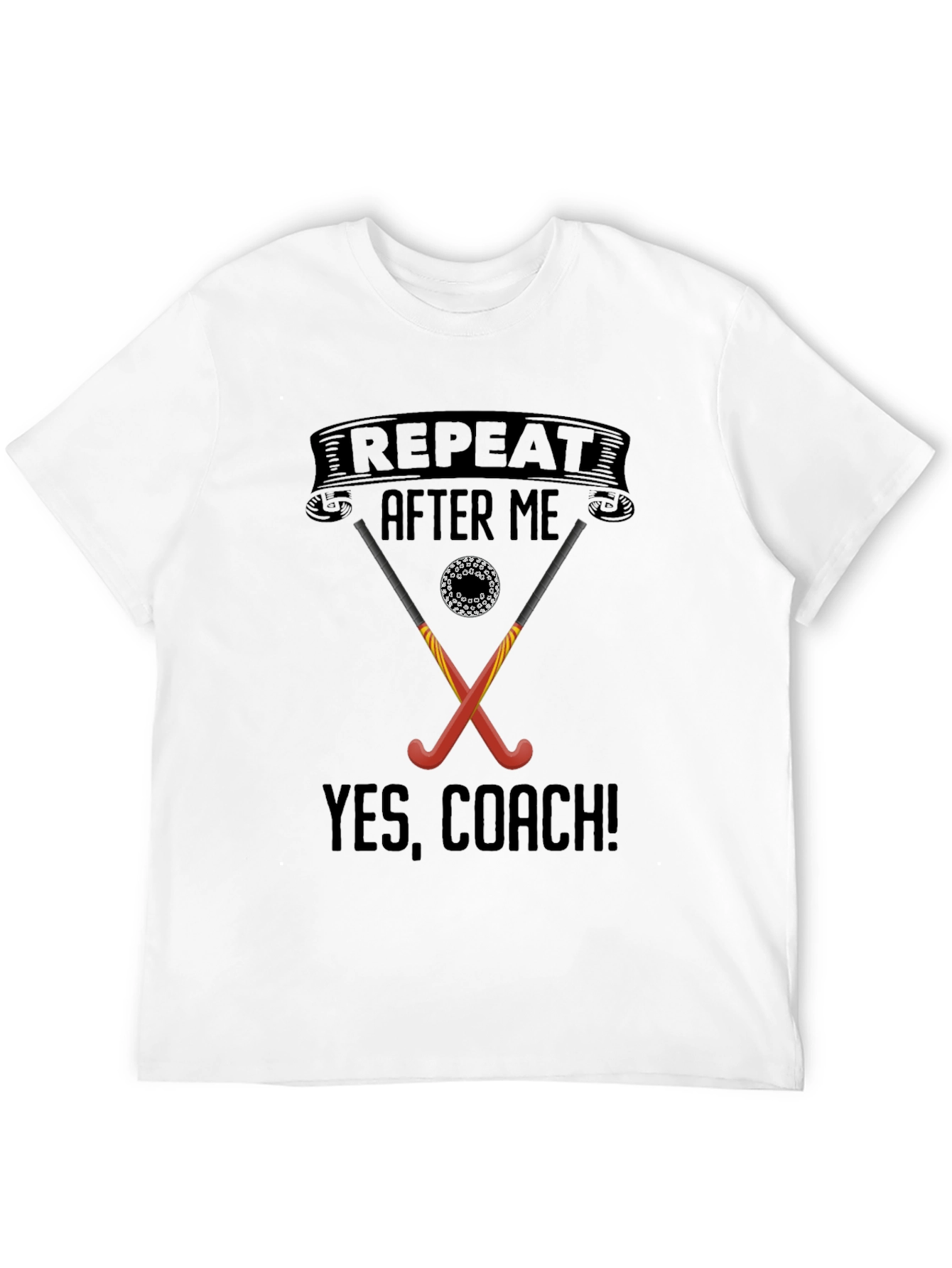 Yes Coach! Hockey Graphic Tee