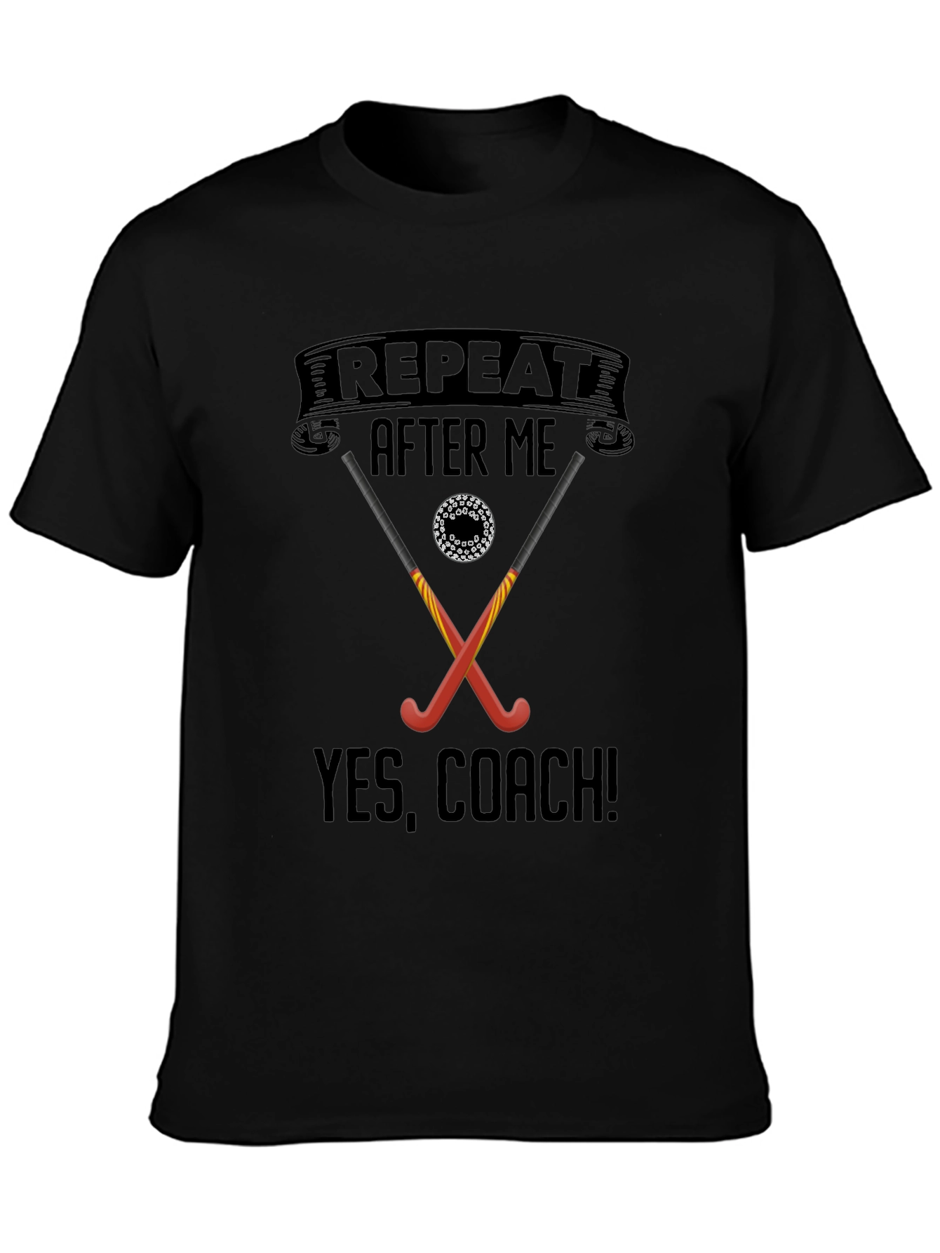 Yes Coach! Hockey Graphic Tee