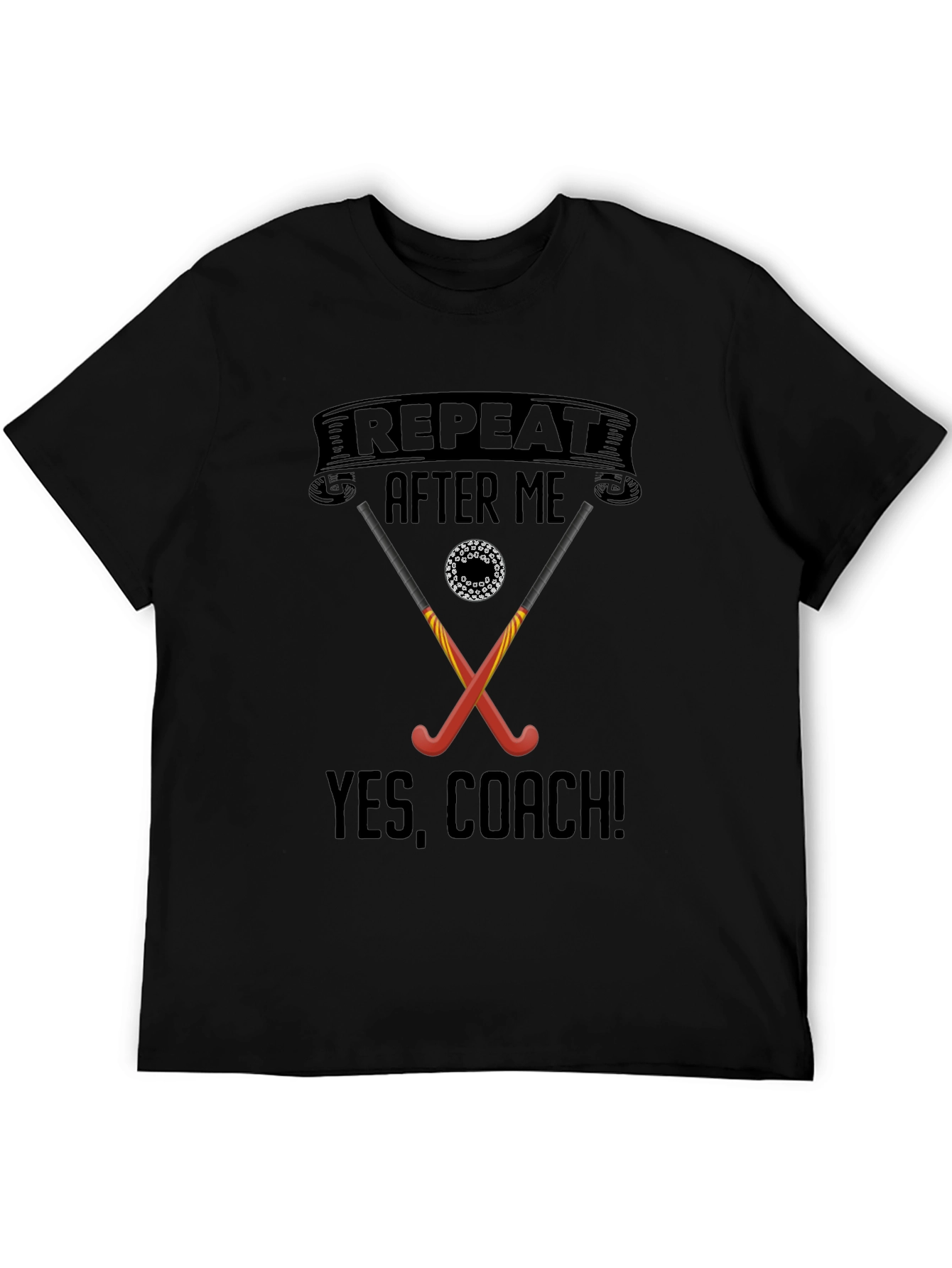 Yes Coach! Hockey Graphic Tee