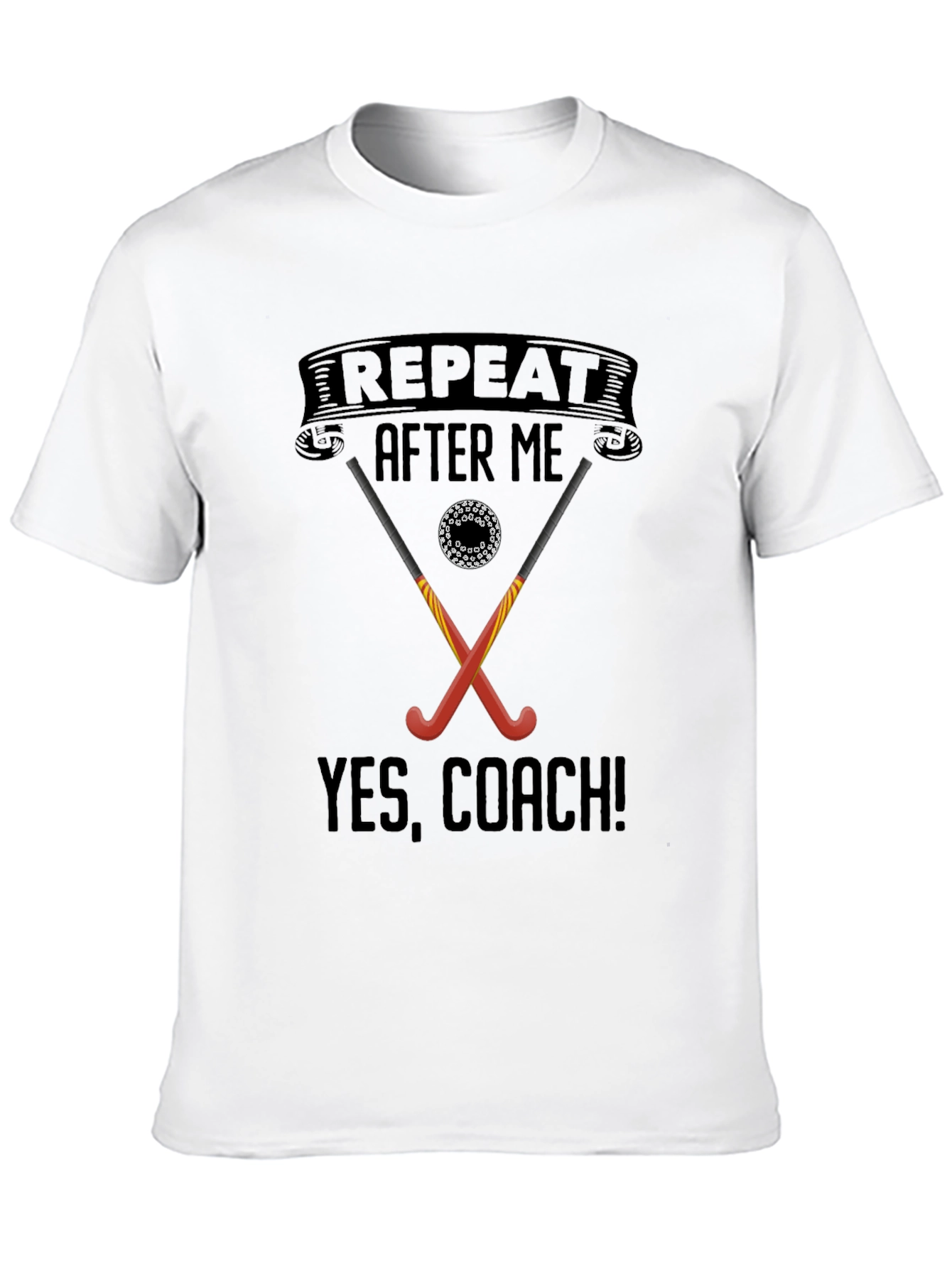 Yes Coach! Hockey Graphic Tee