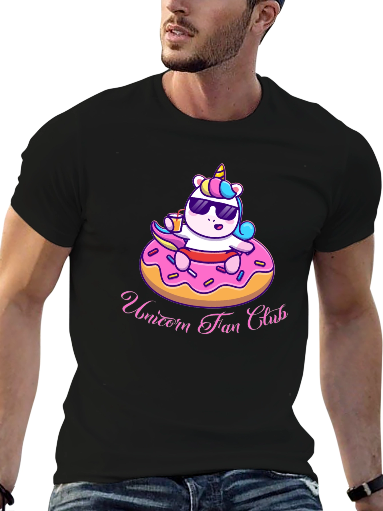 Unicorn Fan Club Donut T-Shirt