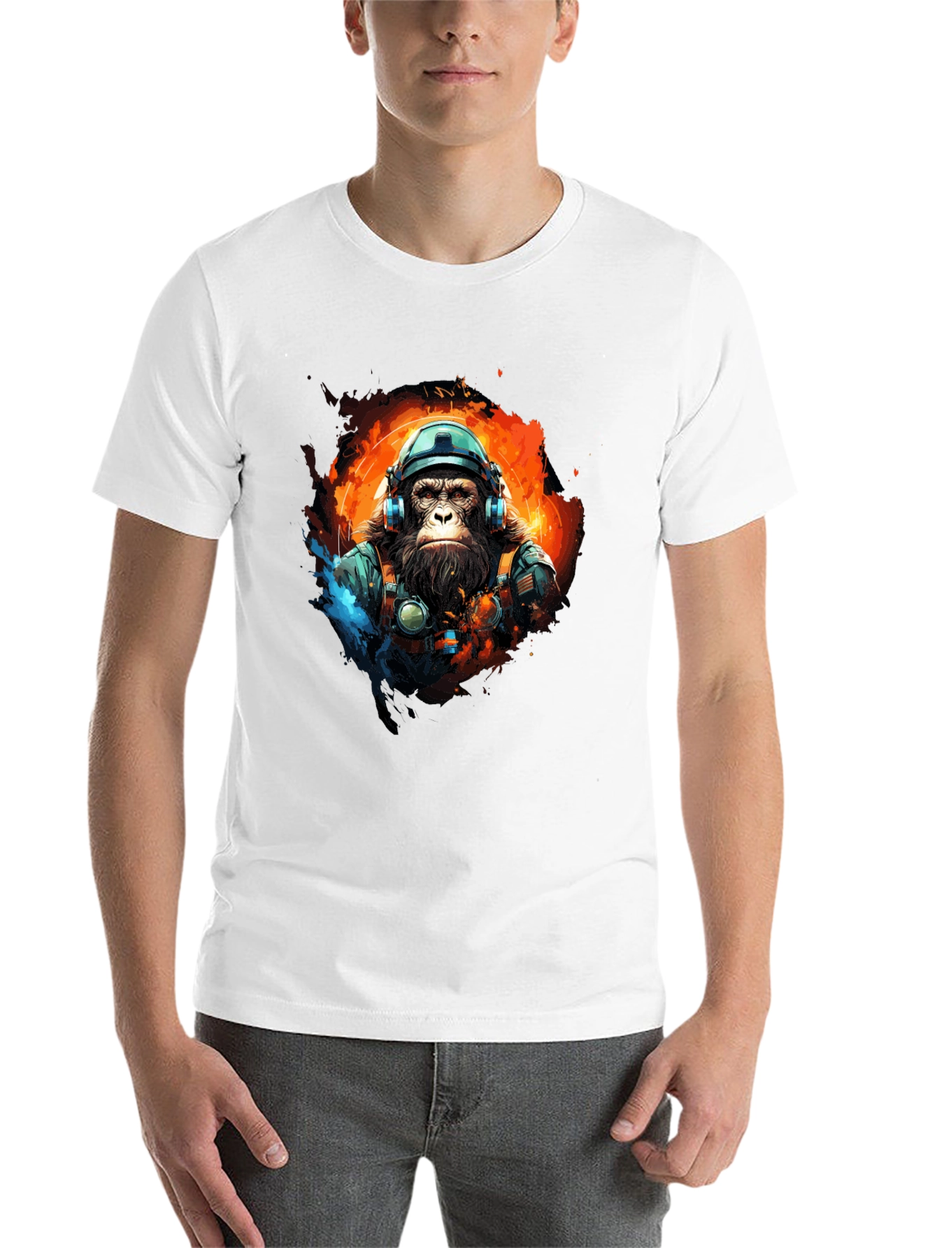 Ape Astronaut Black T-Shirt