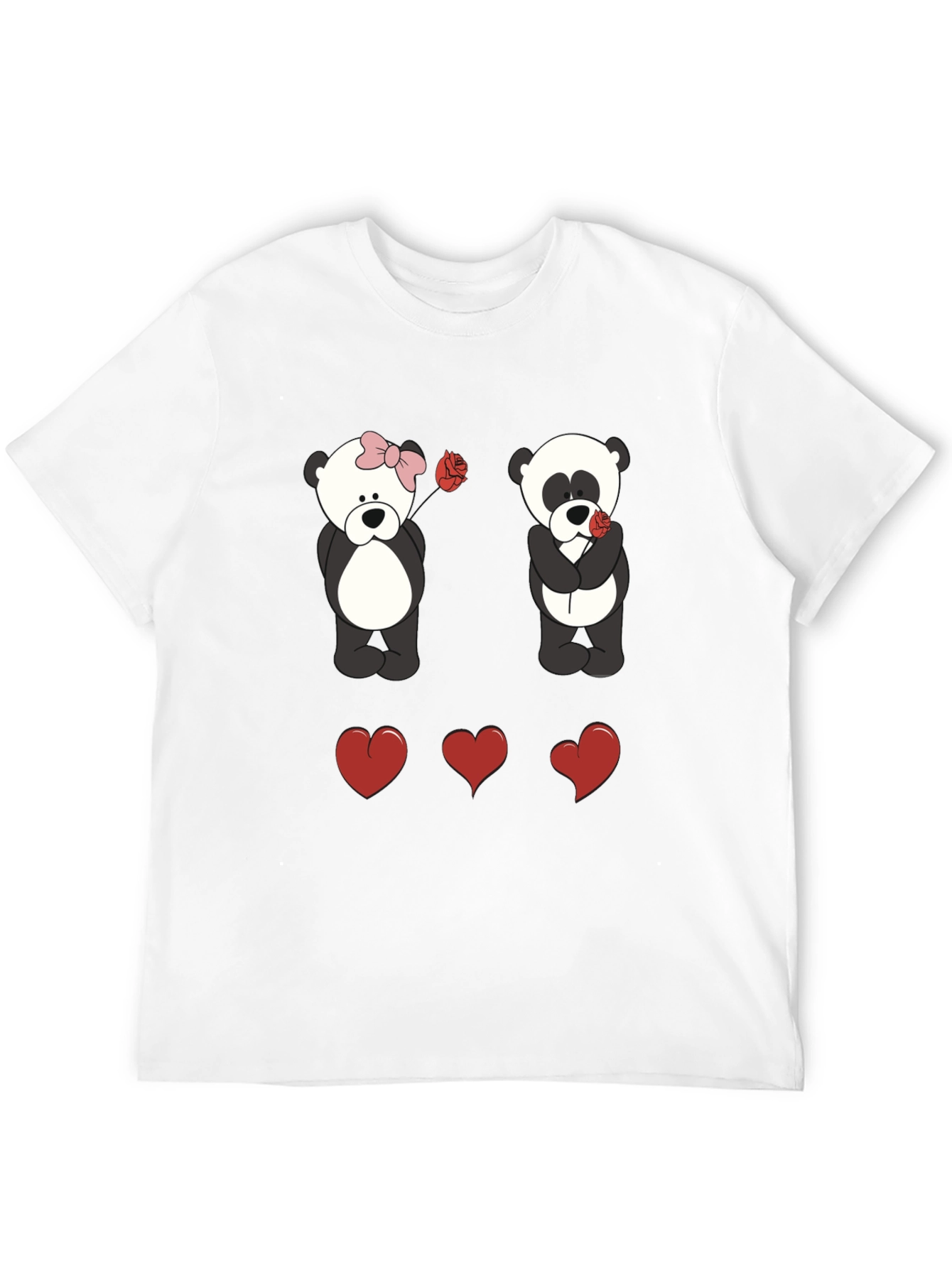 Panda Love Graphic T-Shirt