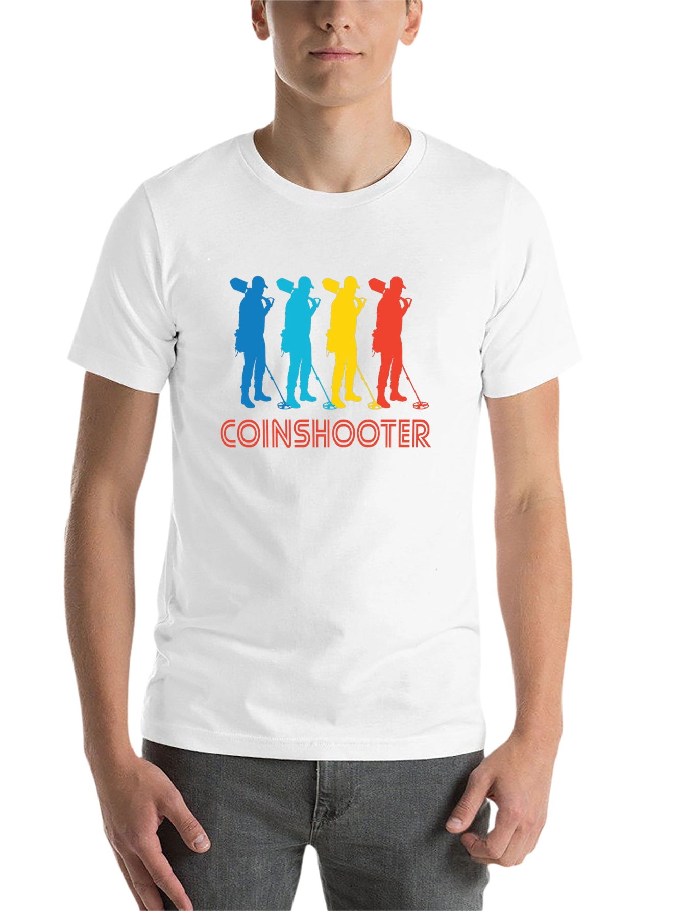 Coinshooter Retro Style Black T-Shirt