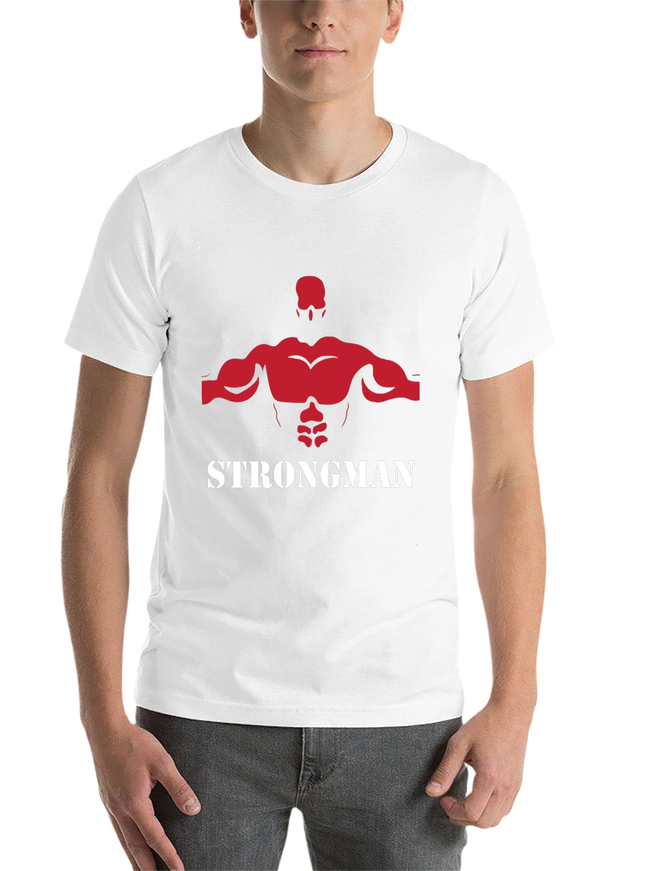 Strongman Graphic Tee - Black