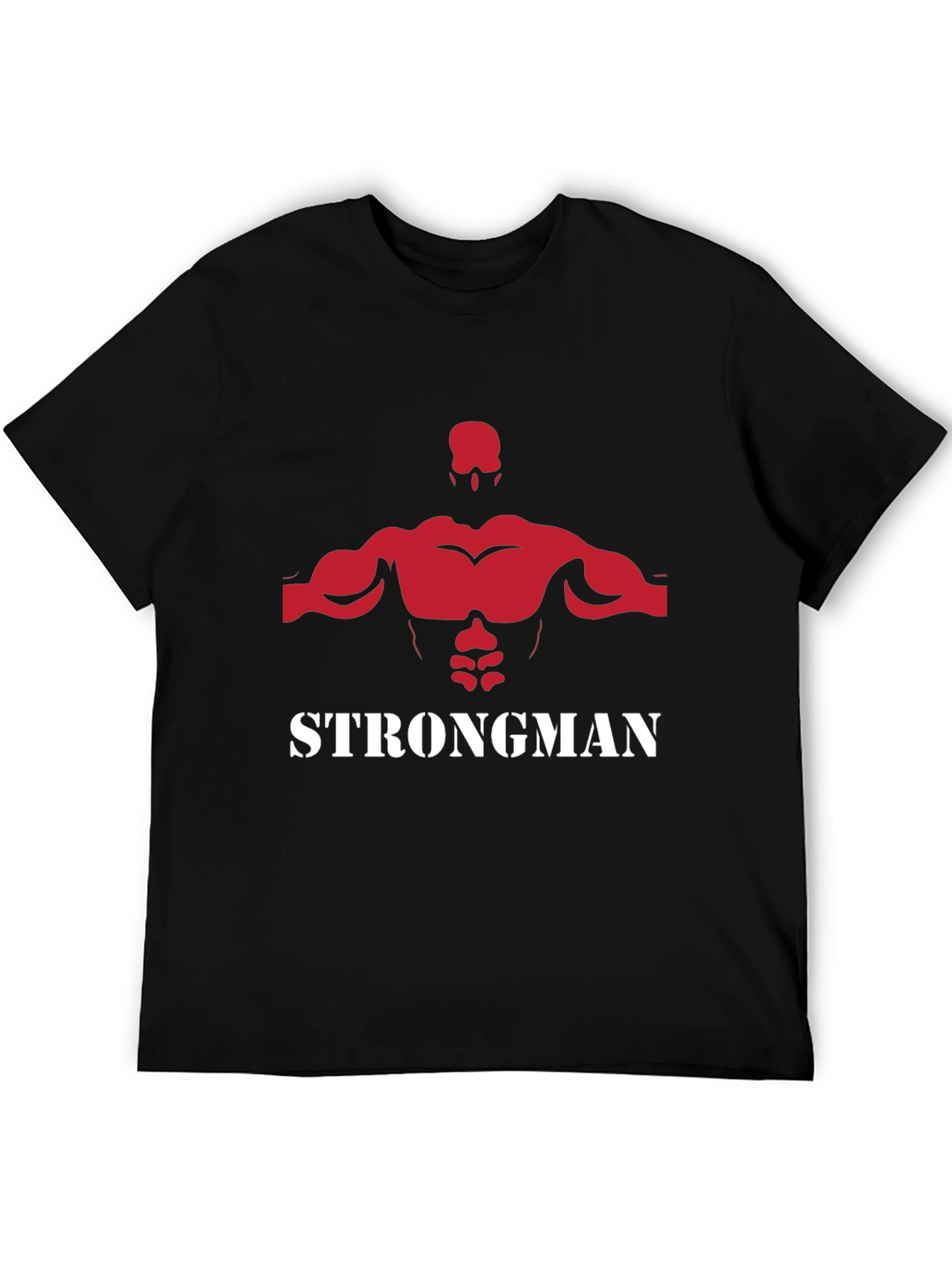 Strongman Graphic Tee - Black