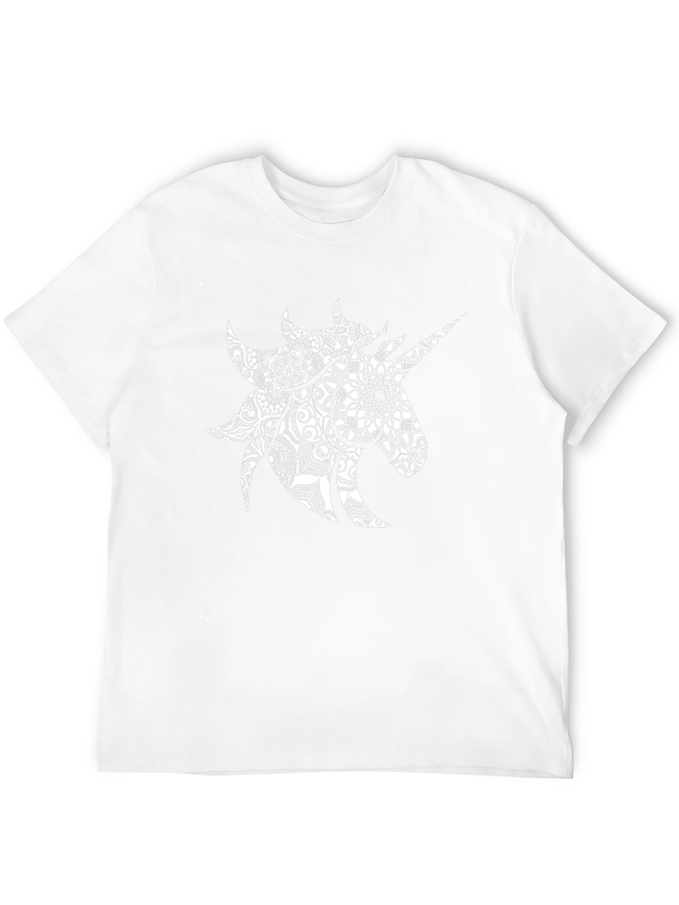 Unicorn Mandala Graphic Tee - Black