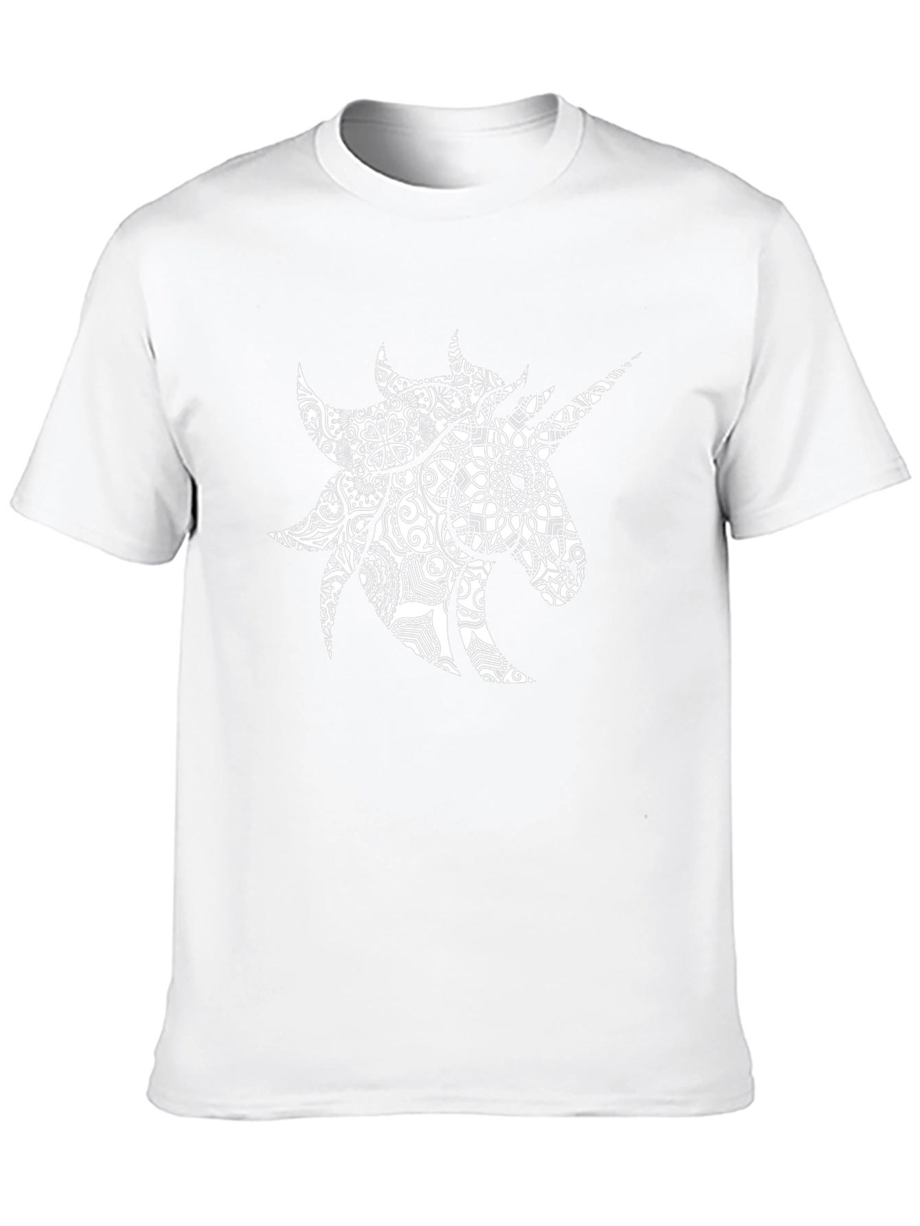 Unicorn Mandala Graphic Tee - Black