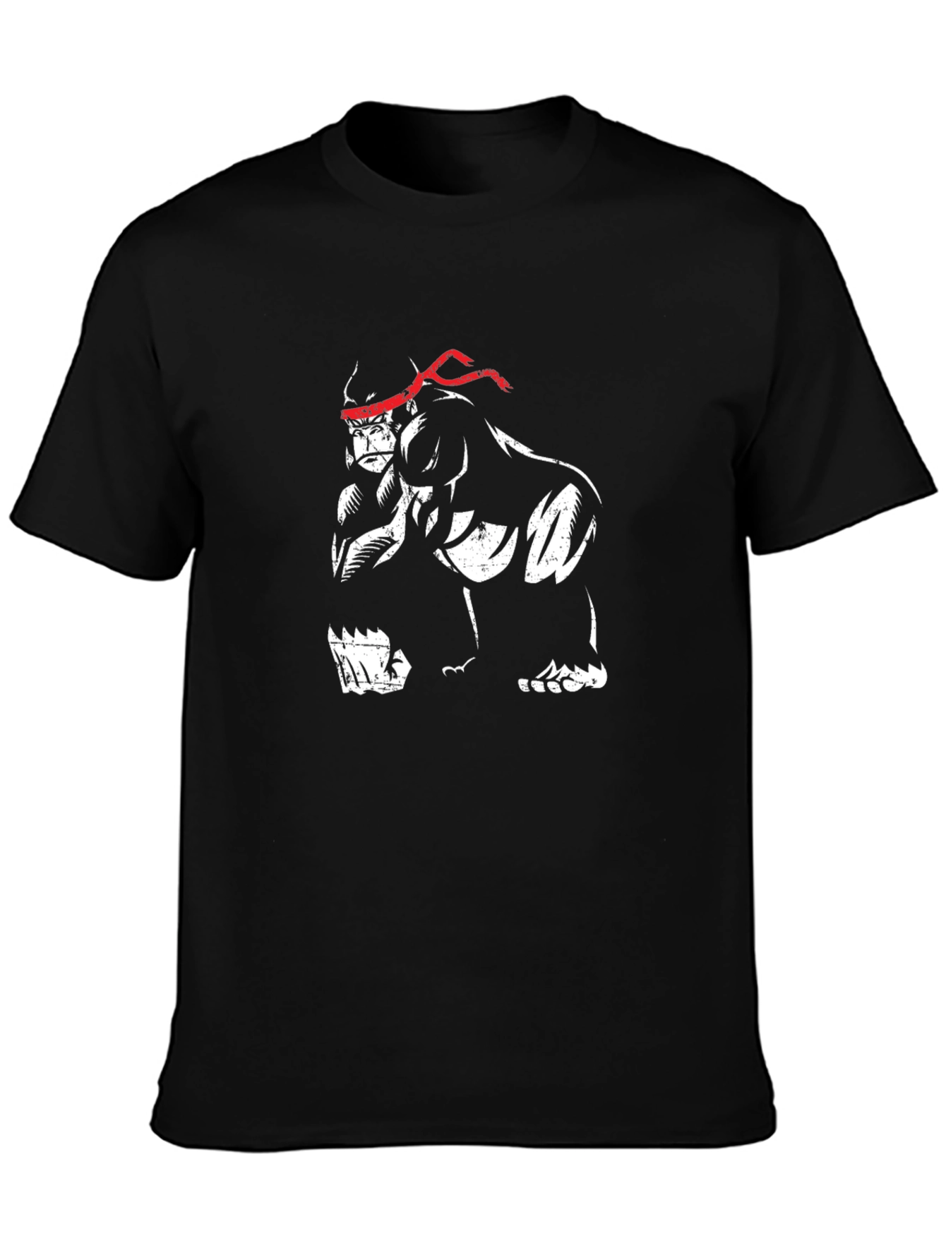 Gorilla Ninja T-Shirt - Black Graphic Tee