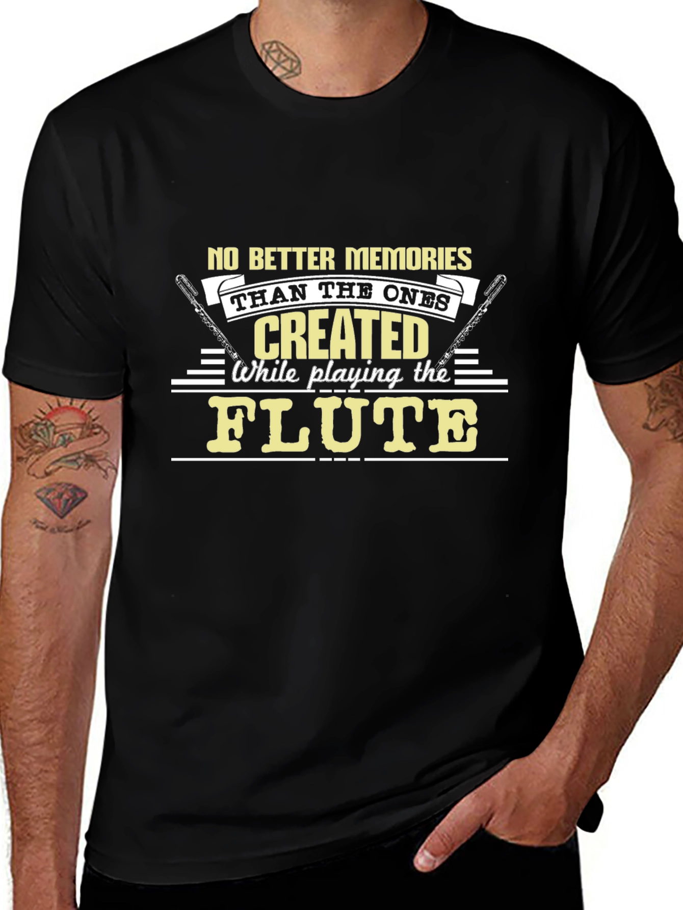 Flute Player T-Shirt - Music Lover Gift