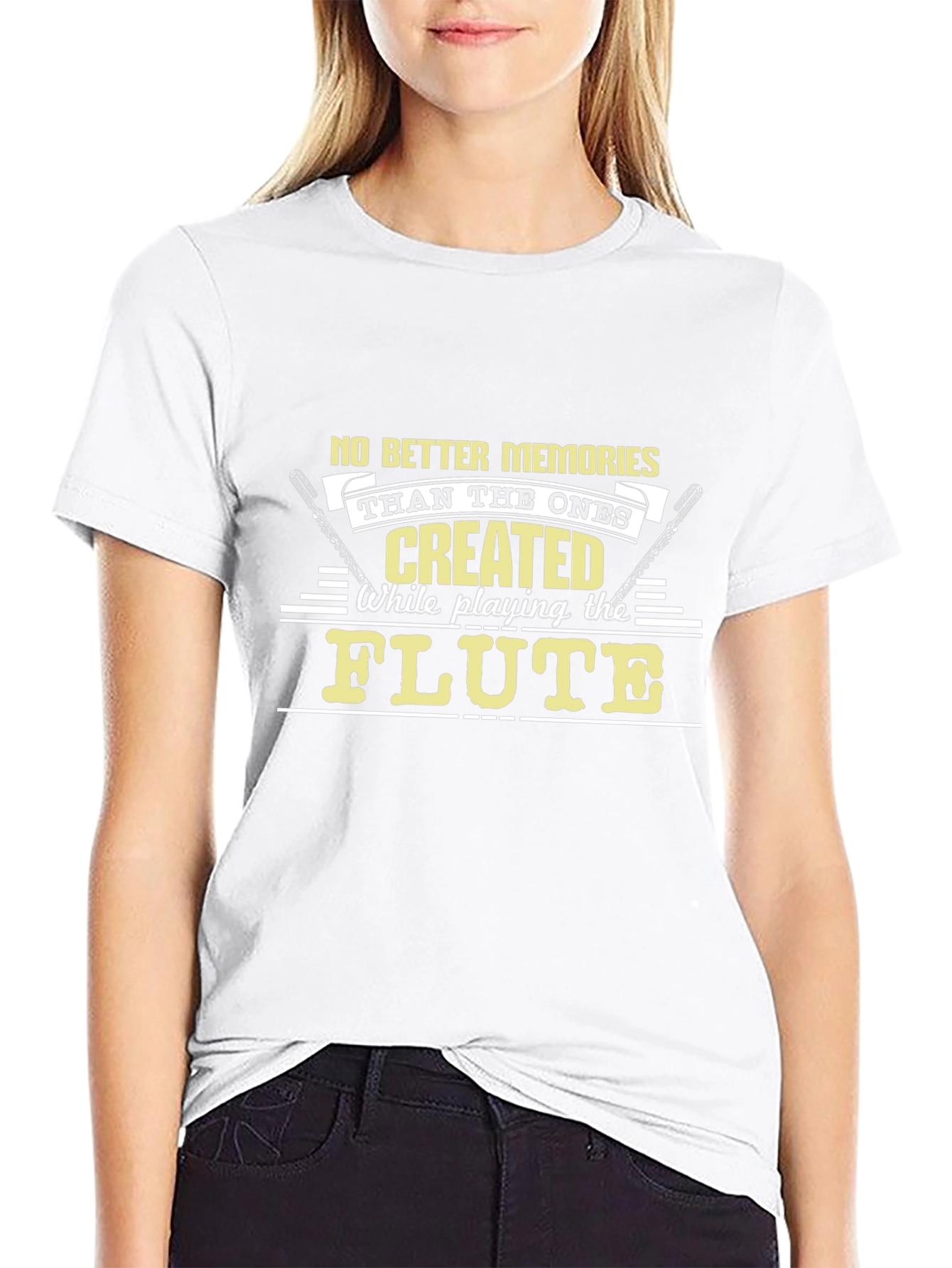 Flute Player T-Shirt - Music Lover Gift