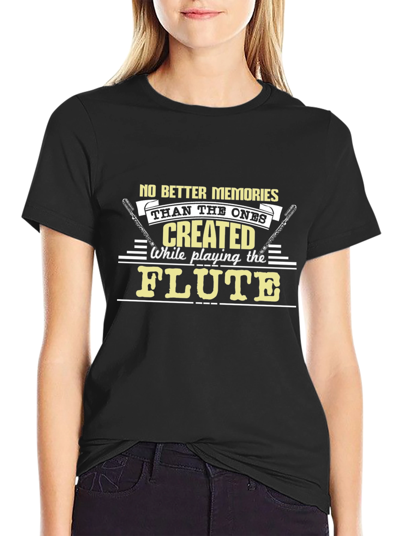 Flute Player T-Shirt - Music Lover Gift