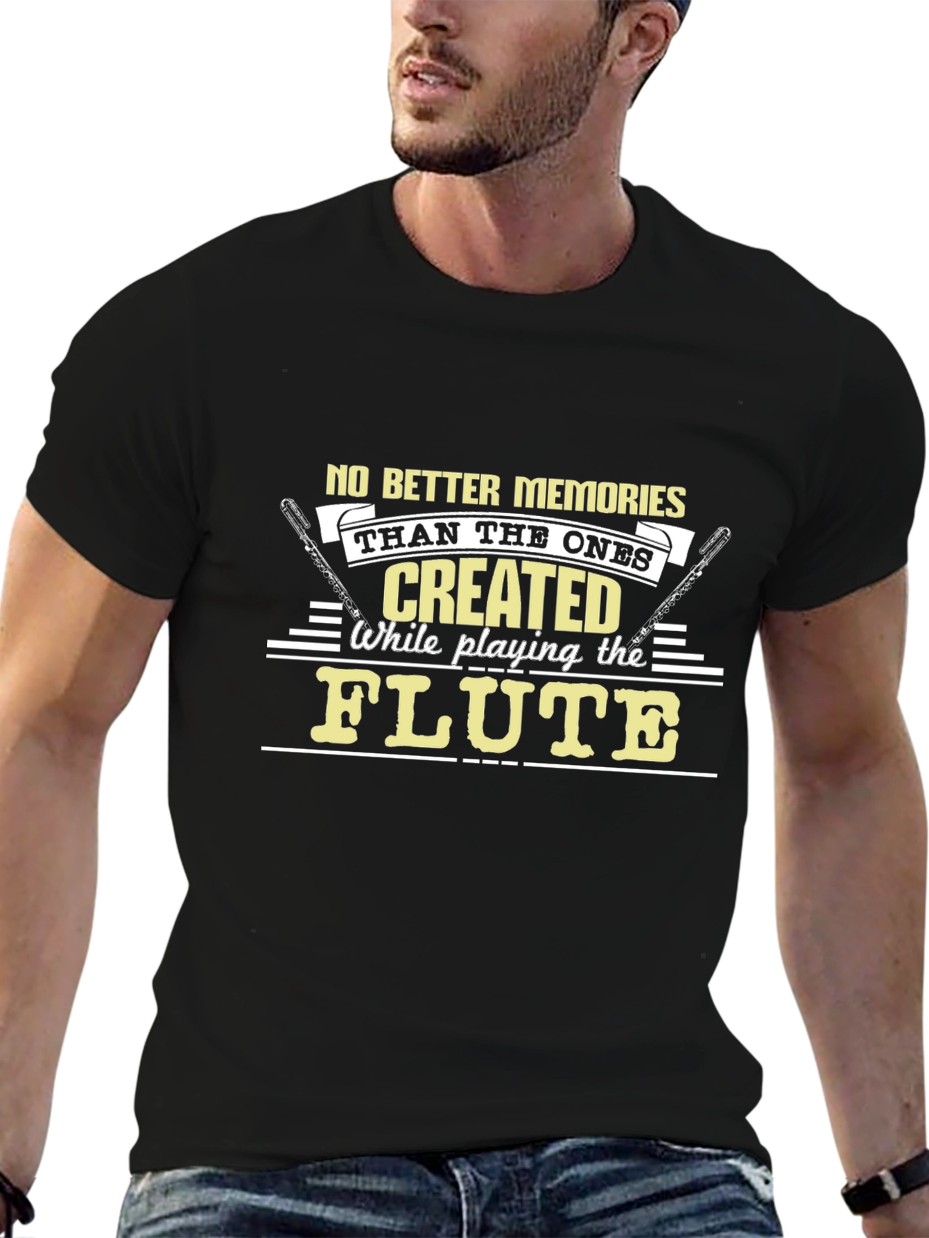 Flute Player T-Shirt - Music Lover Gift
