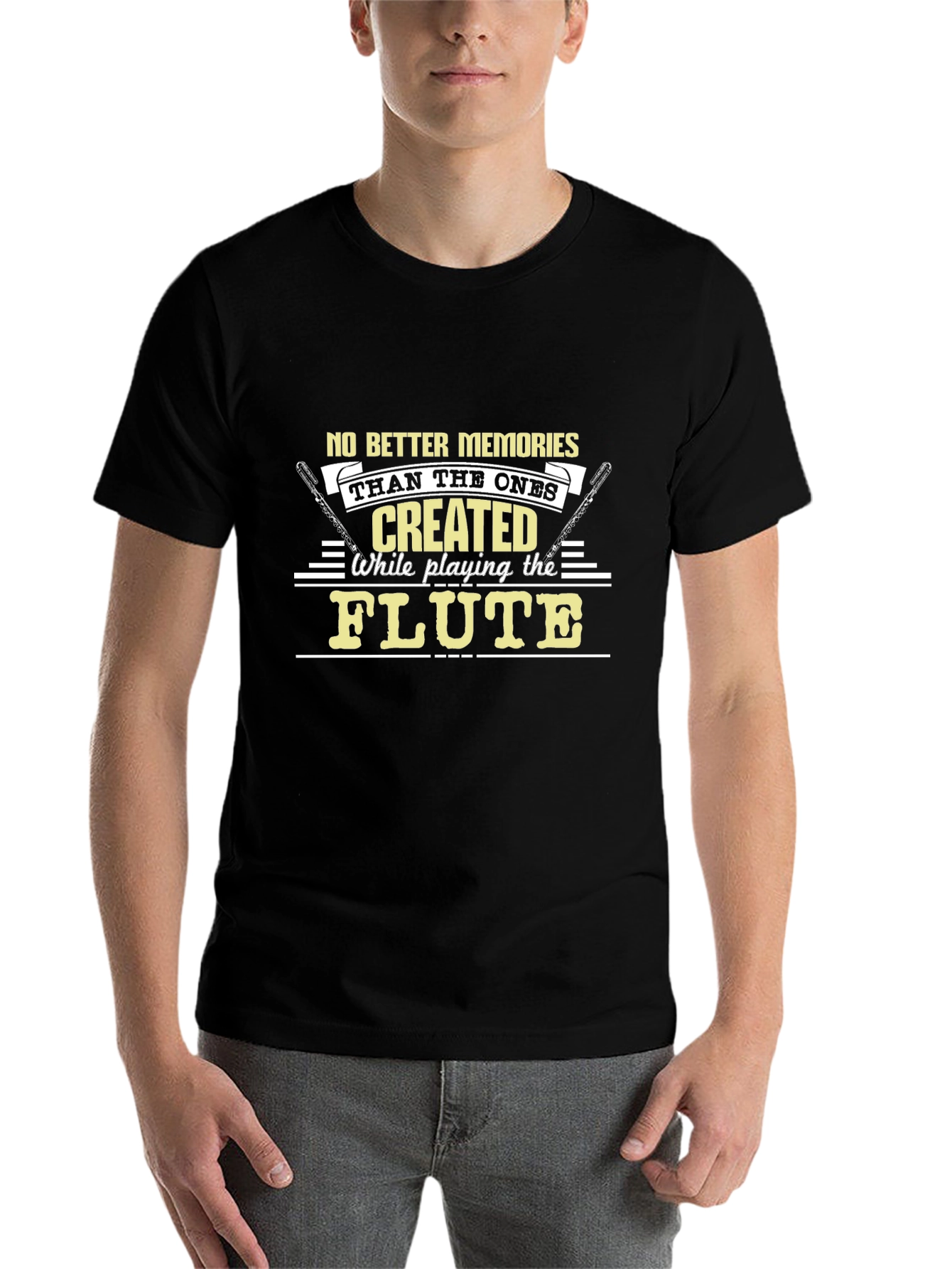 Flute Player T-Shirt - Music Lover Gift