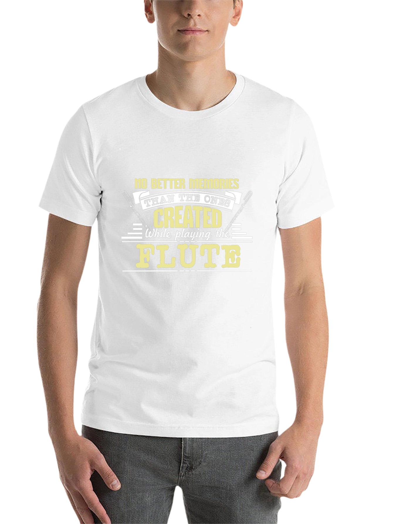 Flute Player T-Shirt - Music Lover Gift