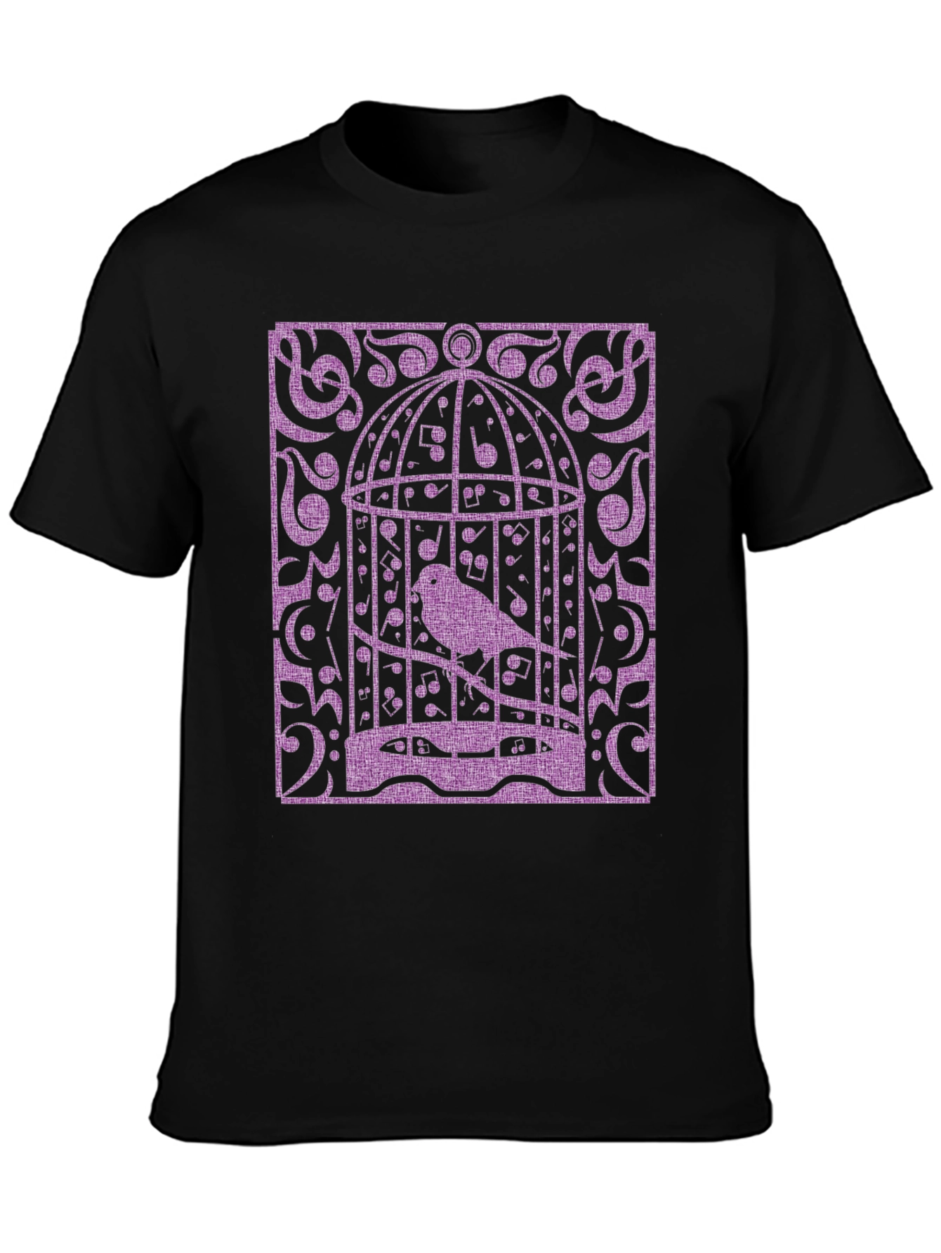 Birdcage Music Graphic Tee - Black