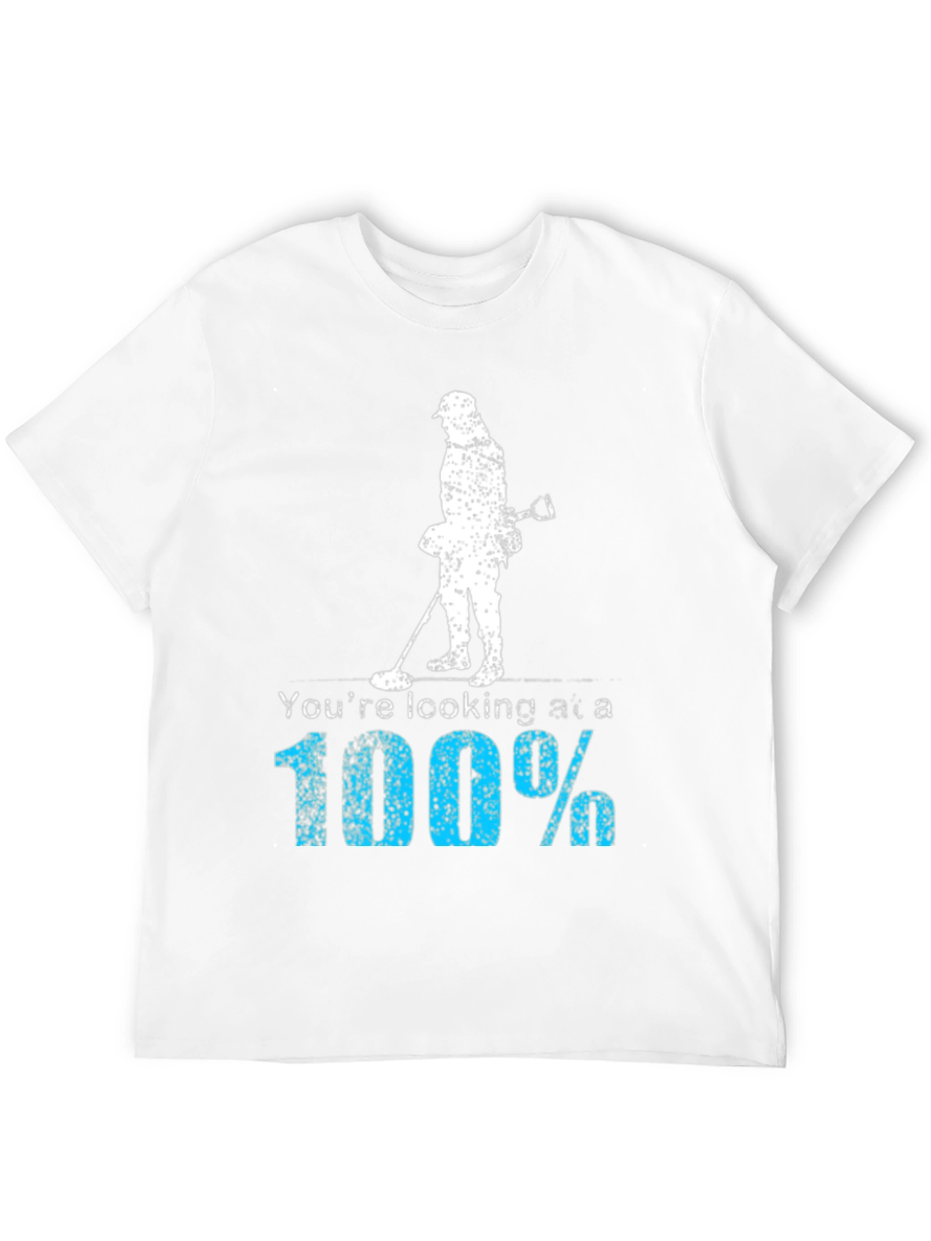 Metal Detecting T-Shirt - 100% Treasure Hunter