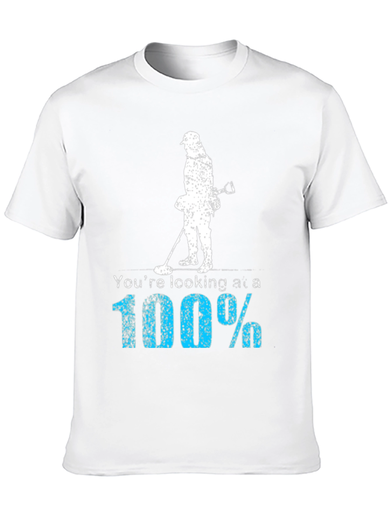 Metal Detecting T-Shirt - 100% Treasure Hunter