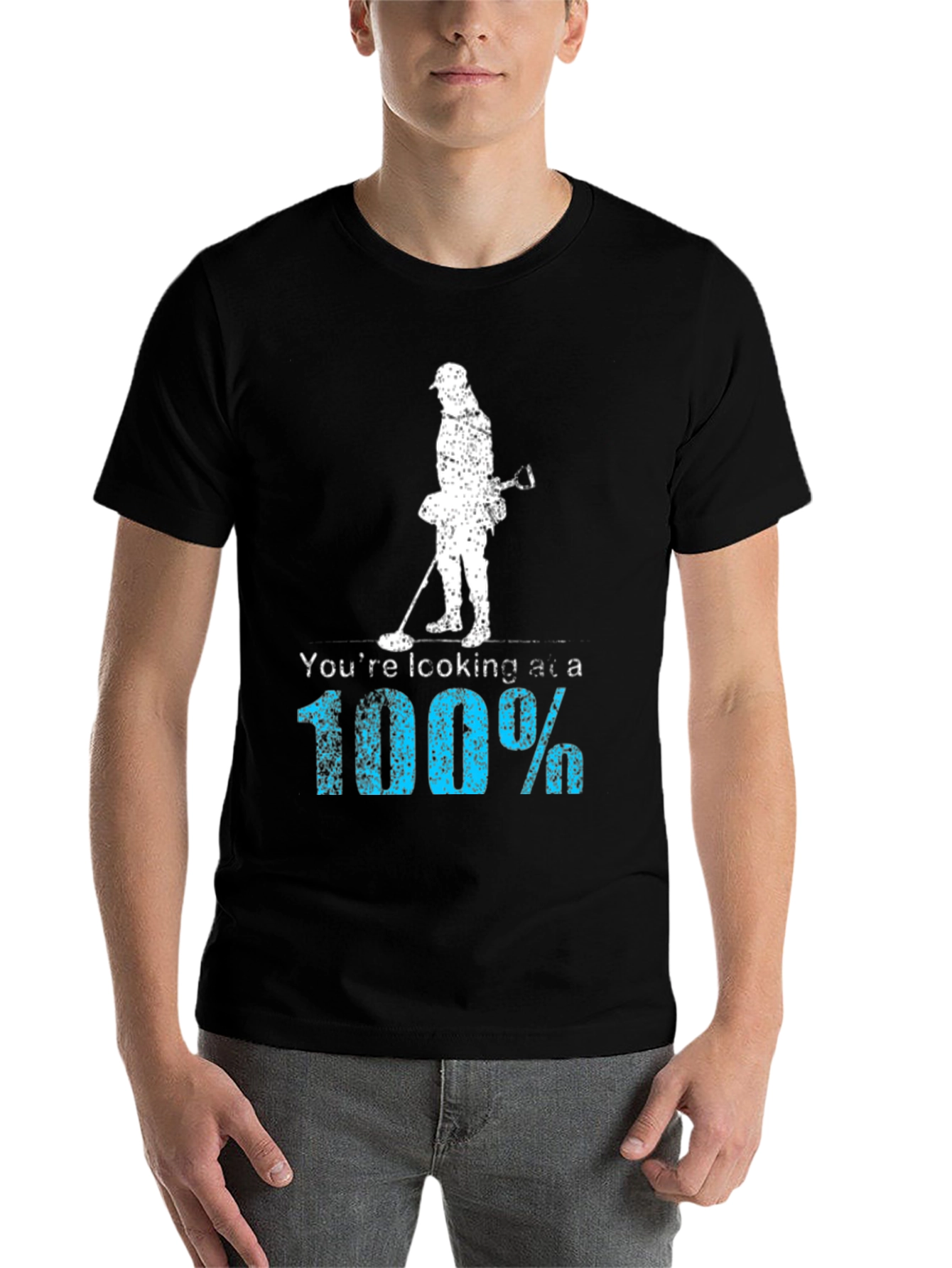 Metal Detecting T-Shirt - 100% Treasure Hunter