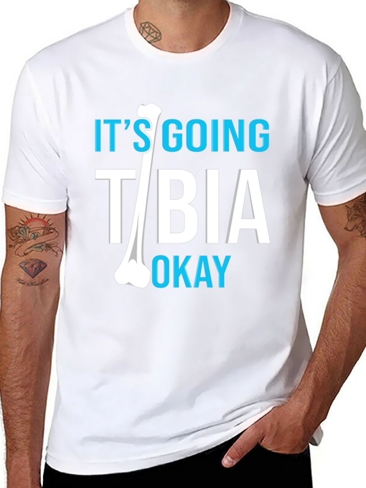 Funny Bone Tibia Okay T-Shirt - Medical Humor