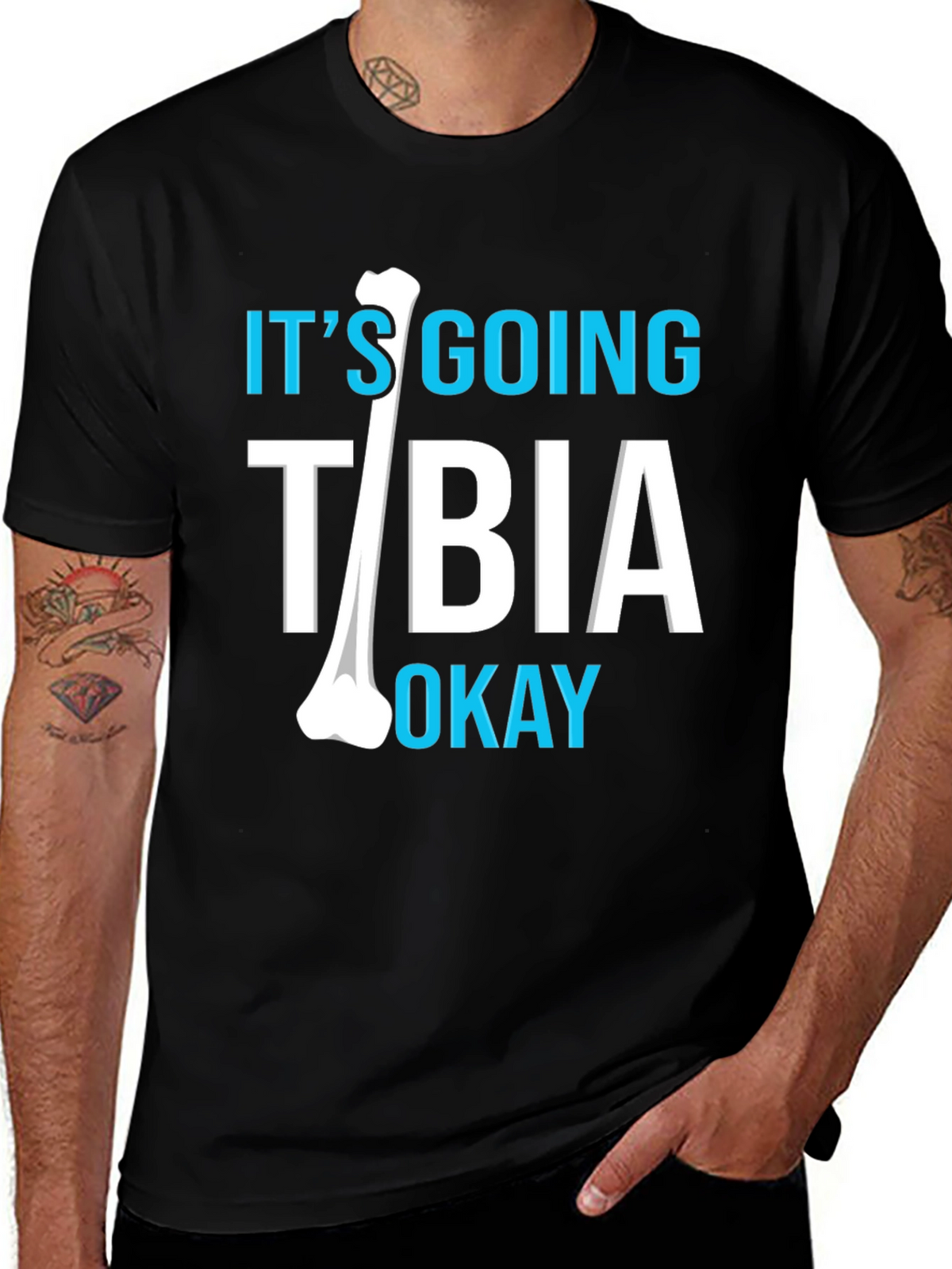 Funny Bone Tibia Okay T-Shirt - Medical Humor