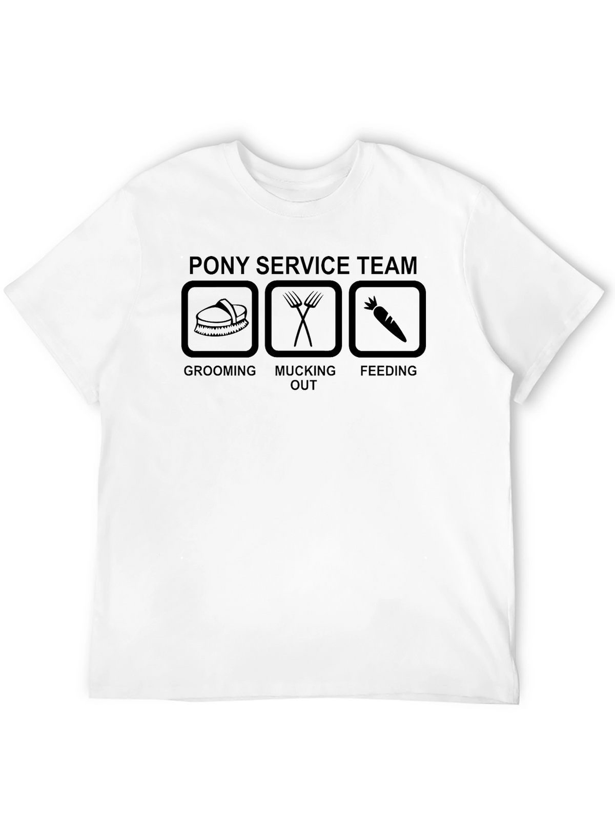 Pony Service Team Black T-Shirt