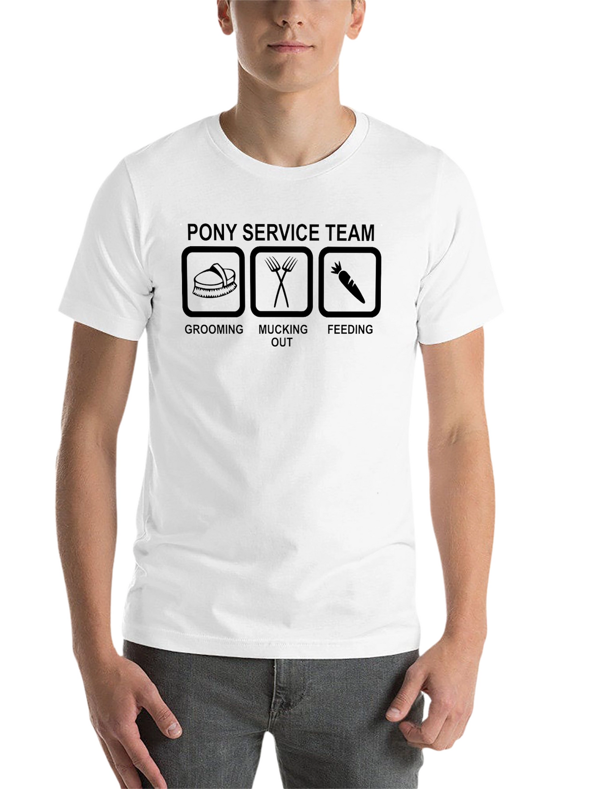 Pony Service Team Black T-Shirt