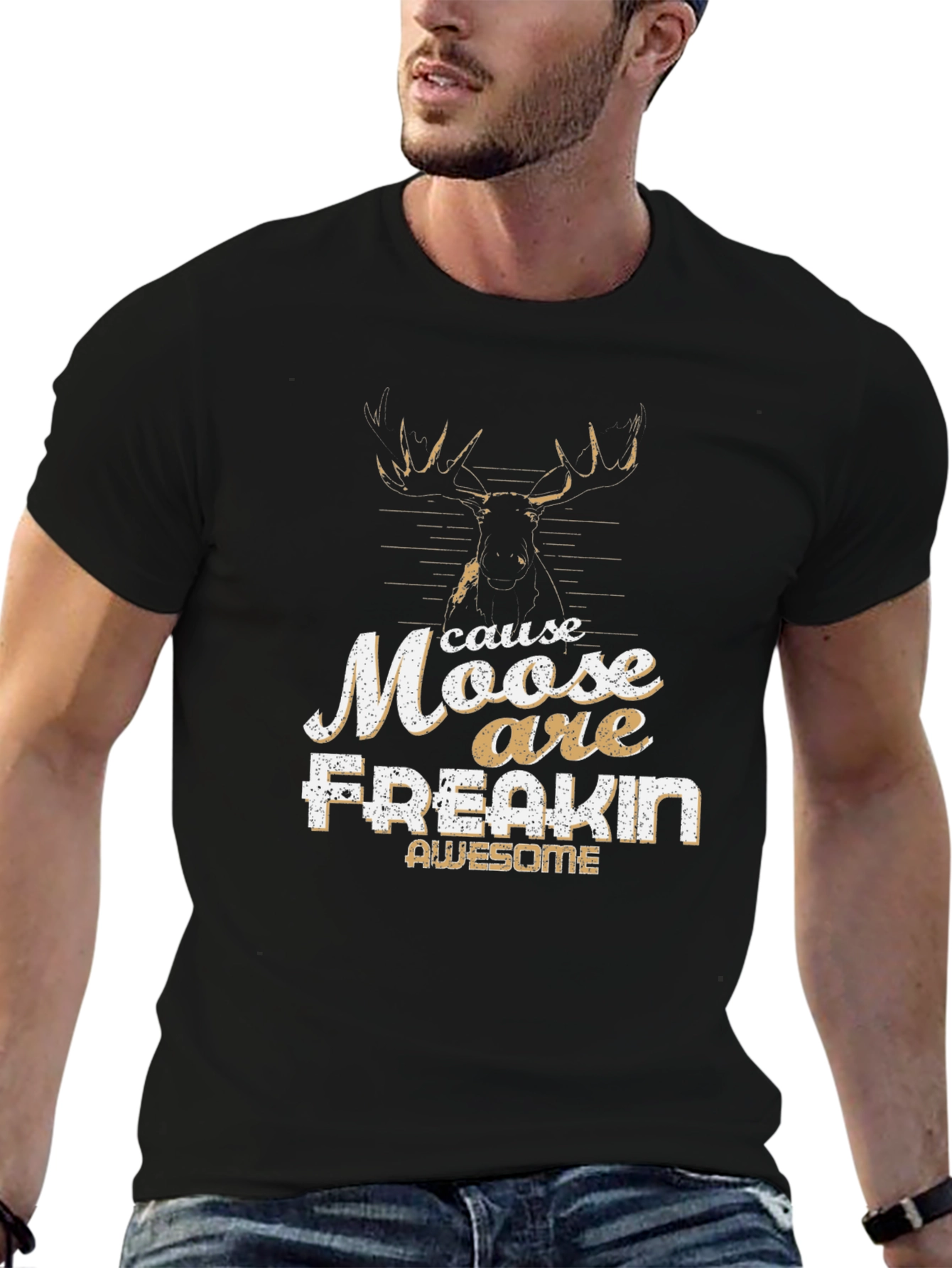 Moose Are Freakin Awesome Graphic Tee