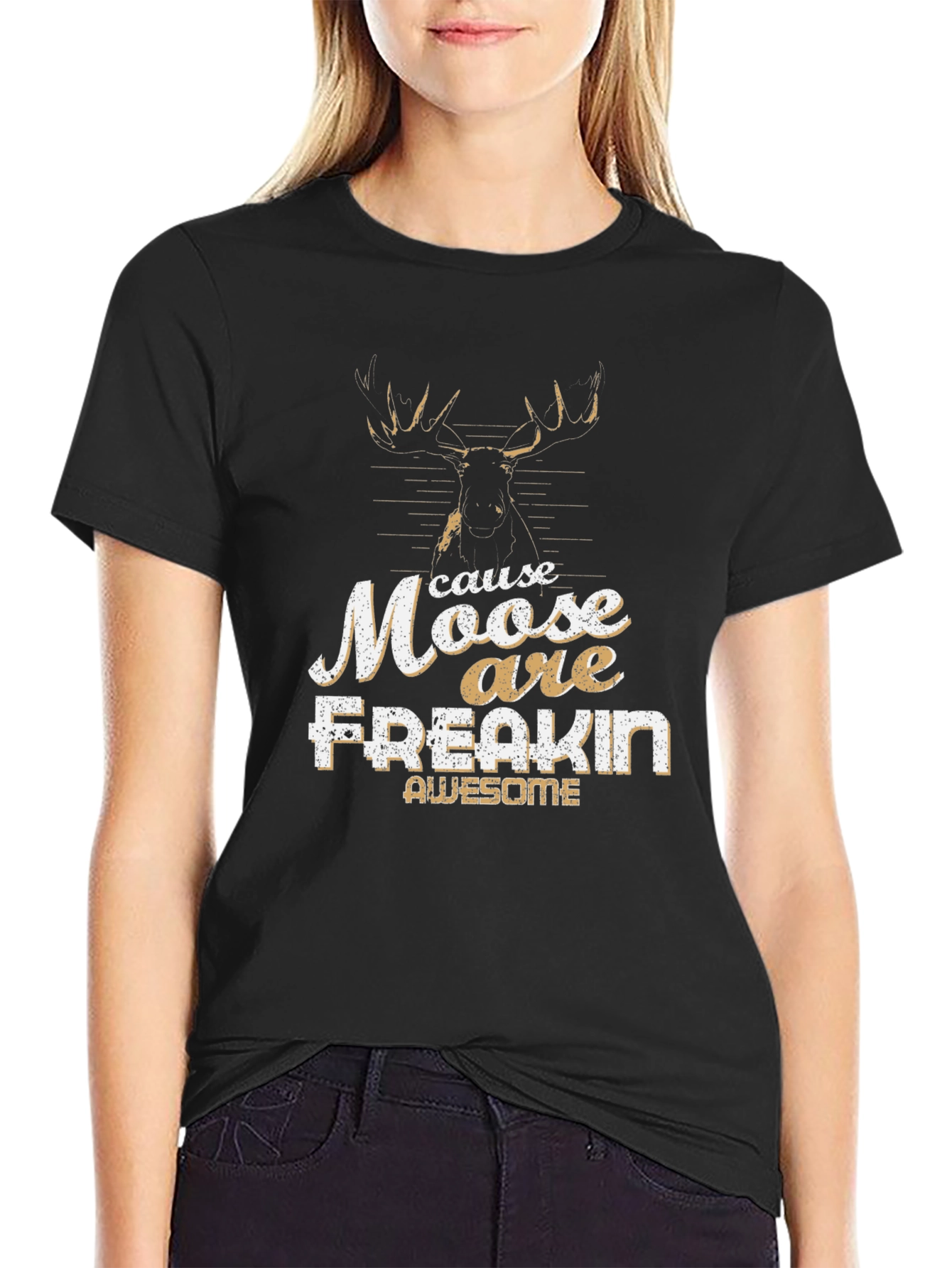 Moose Are Freakin Awesome Graphic Tee