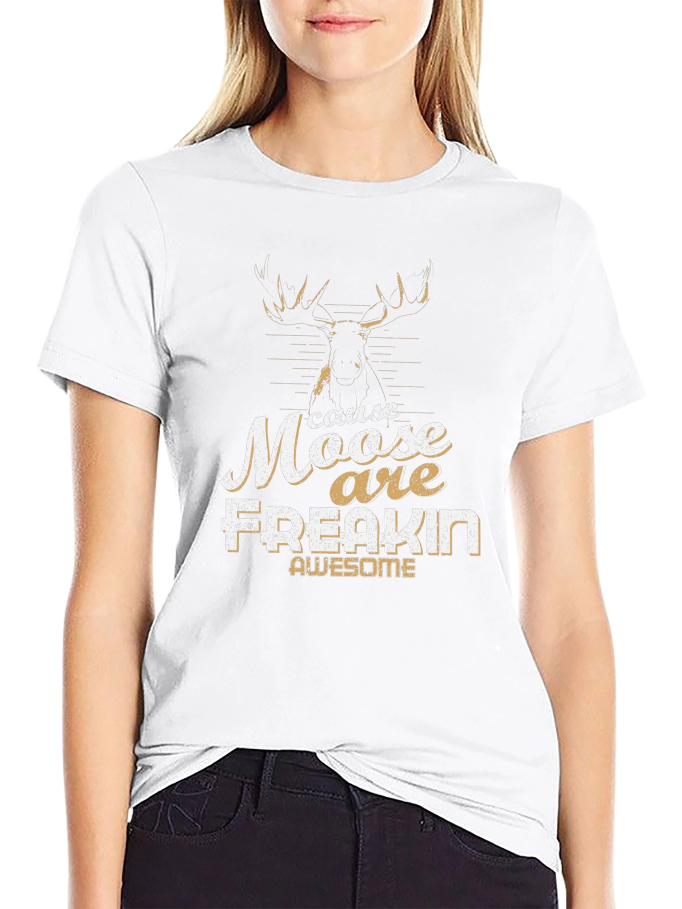 Moose Are Freakin Awesome Graphic Tee