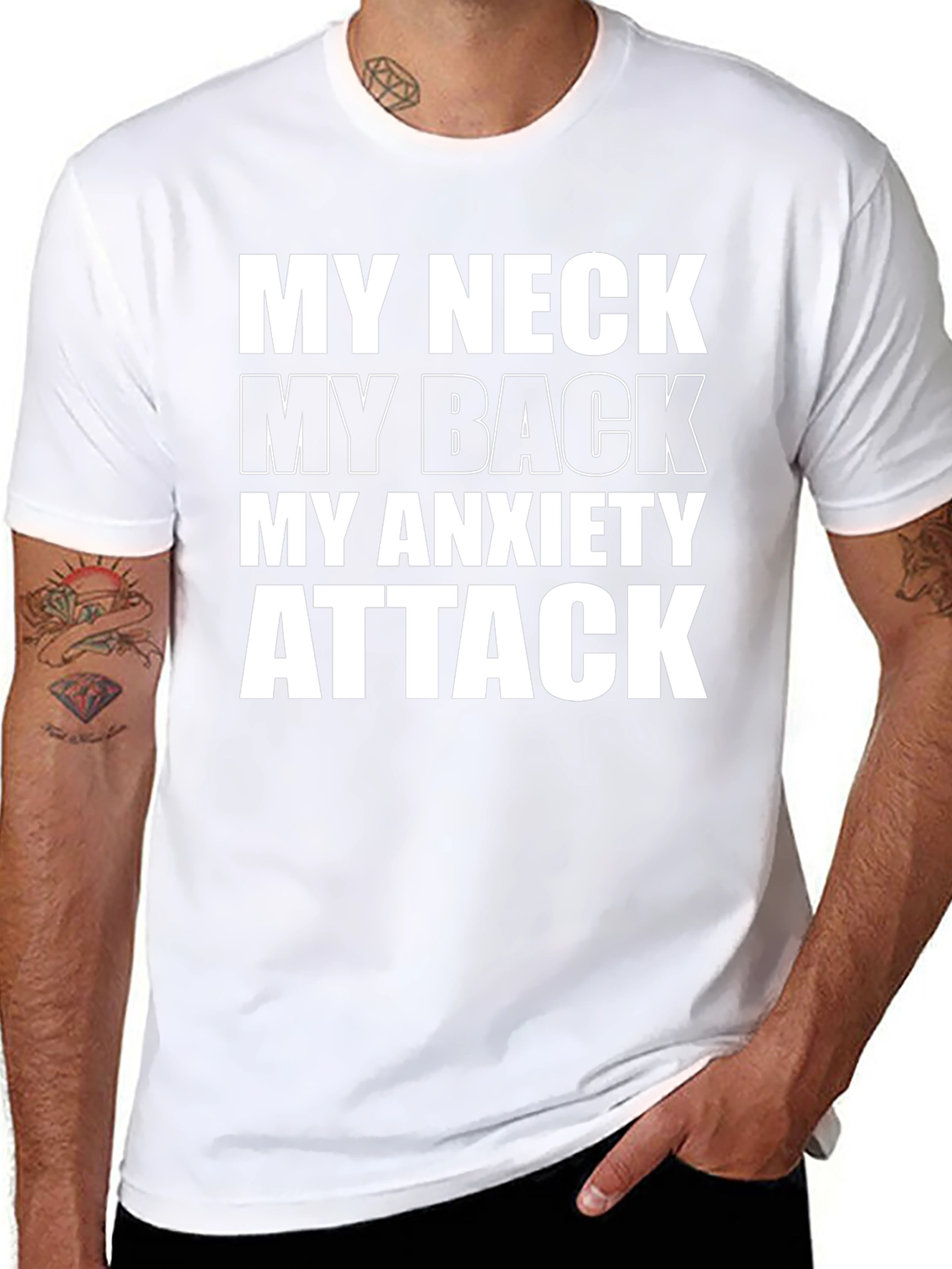 Funny My Neck My Back Graphic T-Shirt