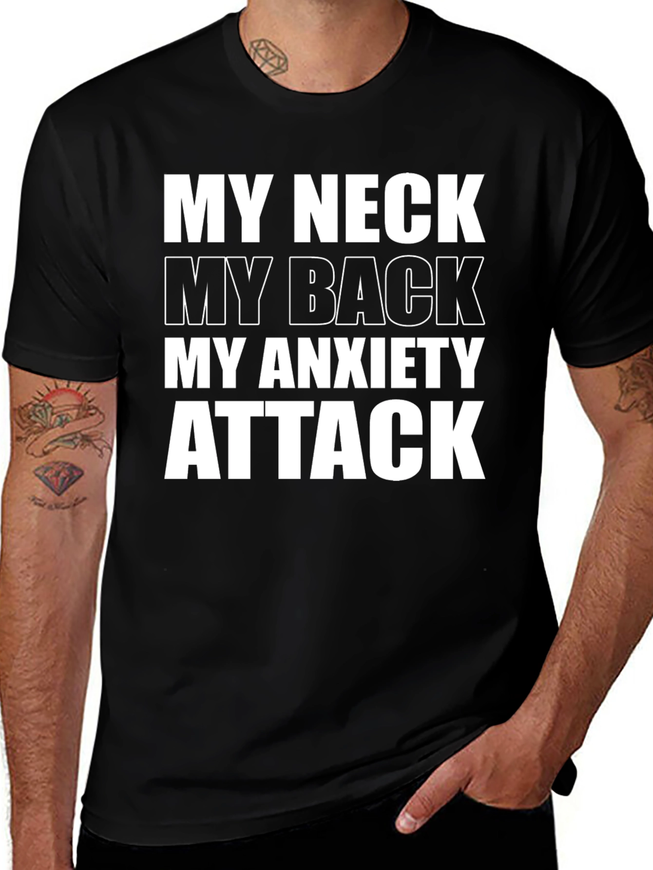 Funny My Neck My Back Graphic T-Shirt