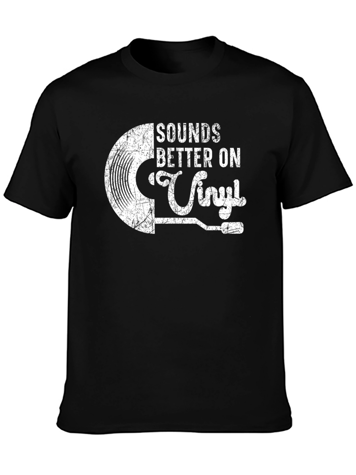 Sounds Better On Vinyl Graphic T-Shirt