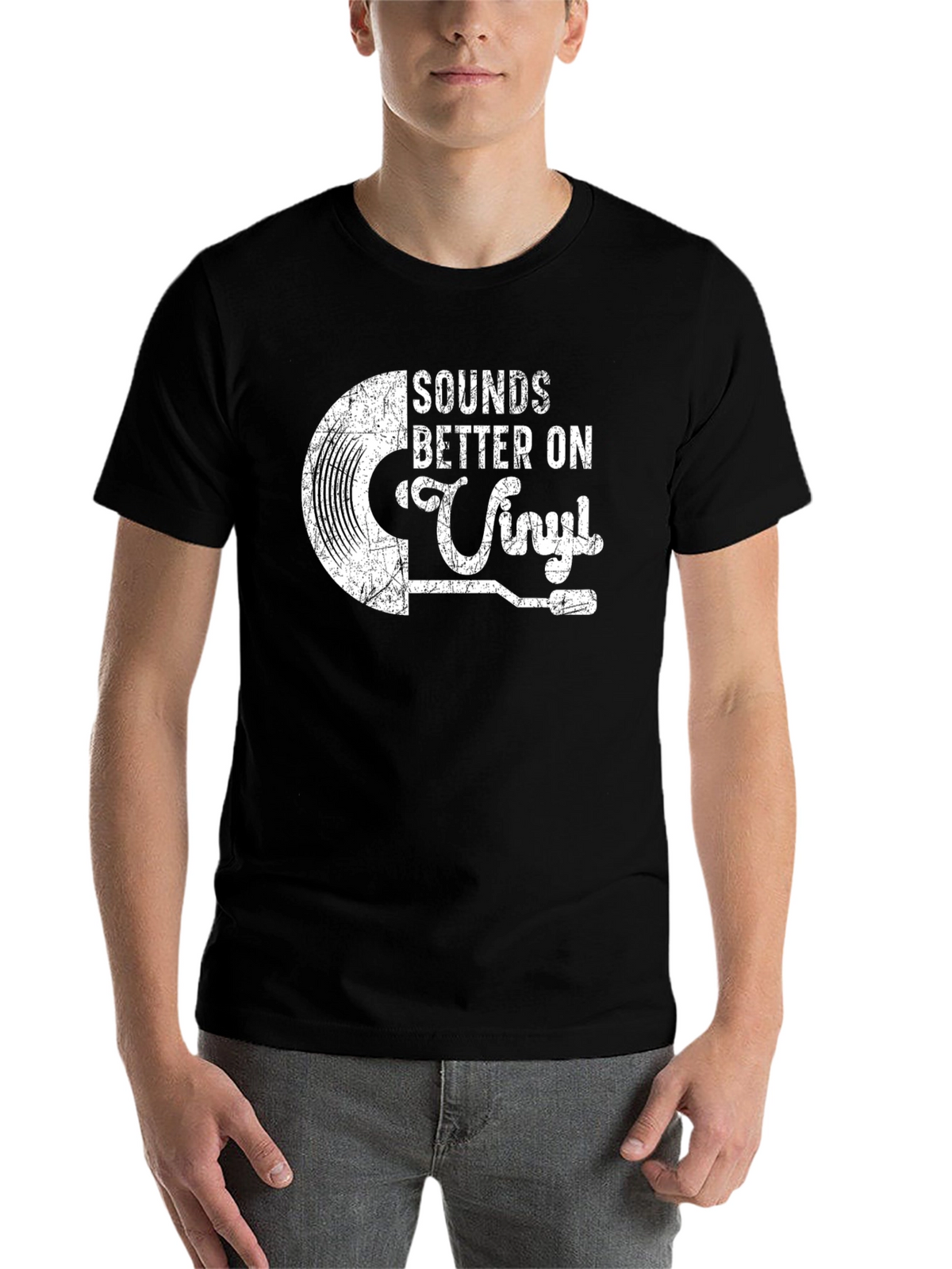 Sounds Better On Vinyl Graphic T-Shirt