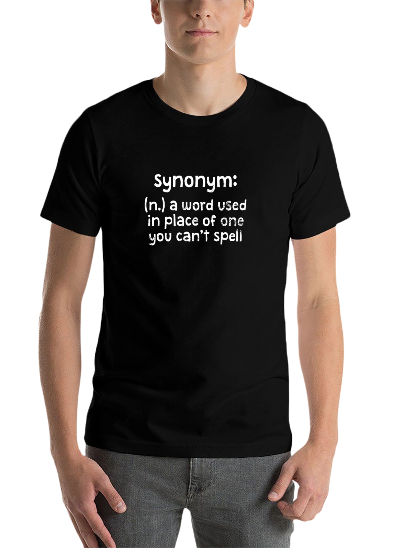 Funny Synonym Definition T-Shirt - Word Nerd Tee