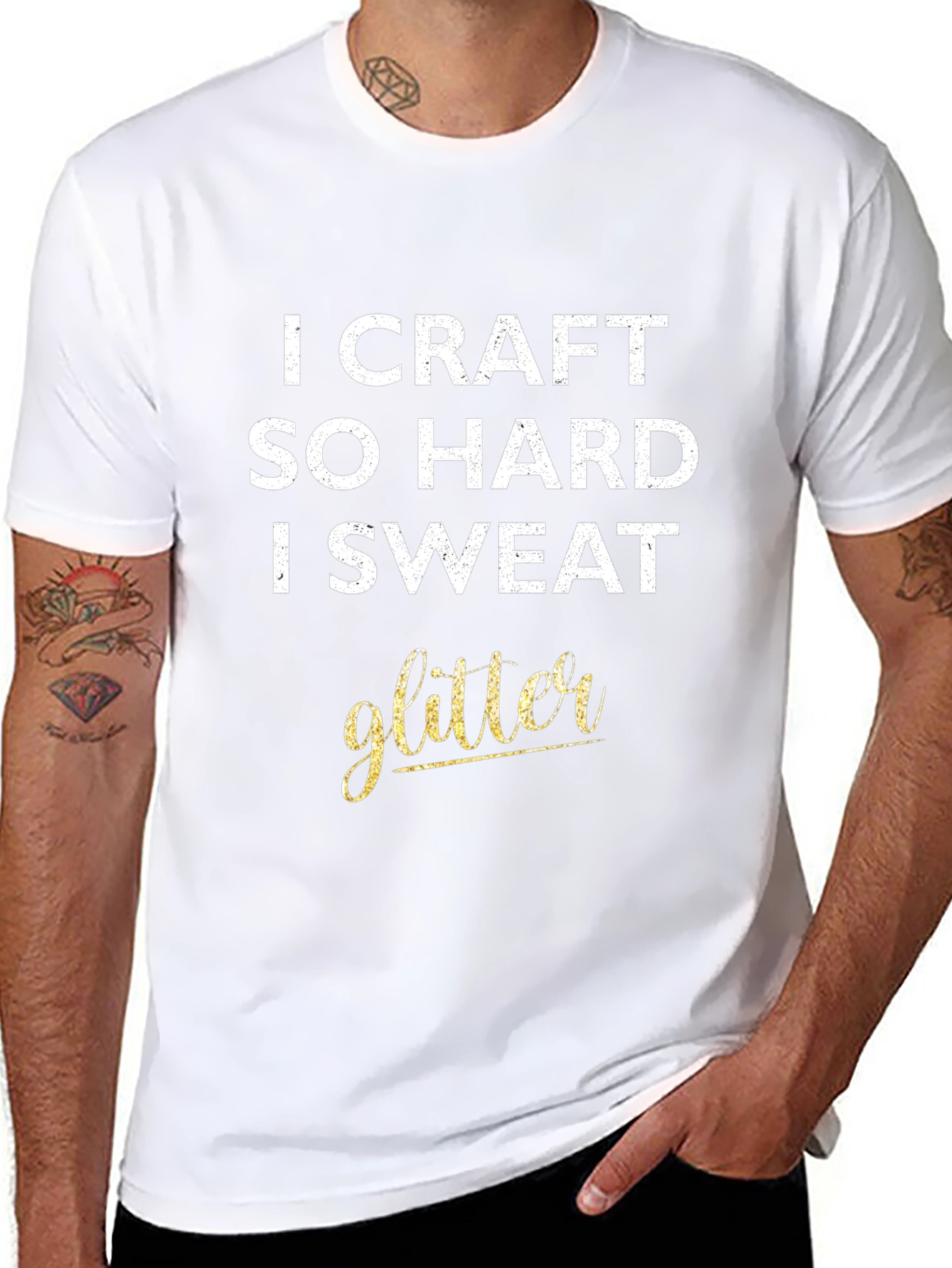 Crafting Glitter T-Shirt