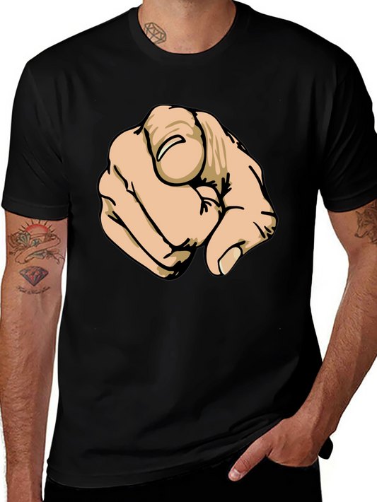 Pointing Finger Graphic T-Shirt - You!