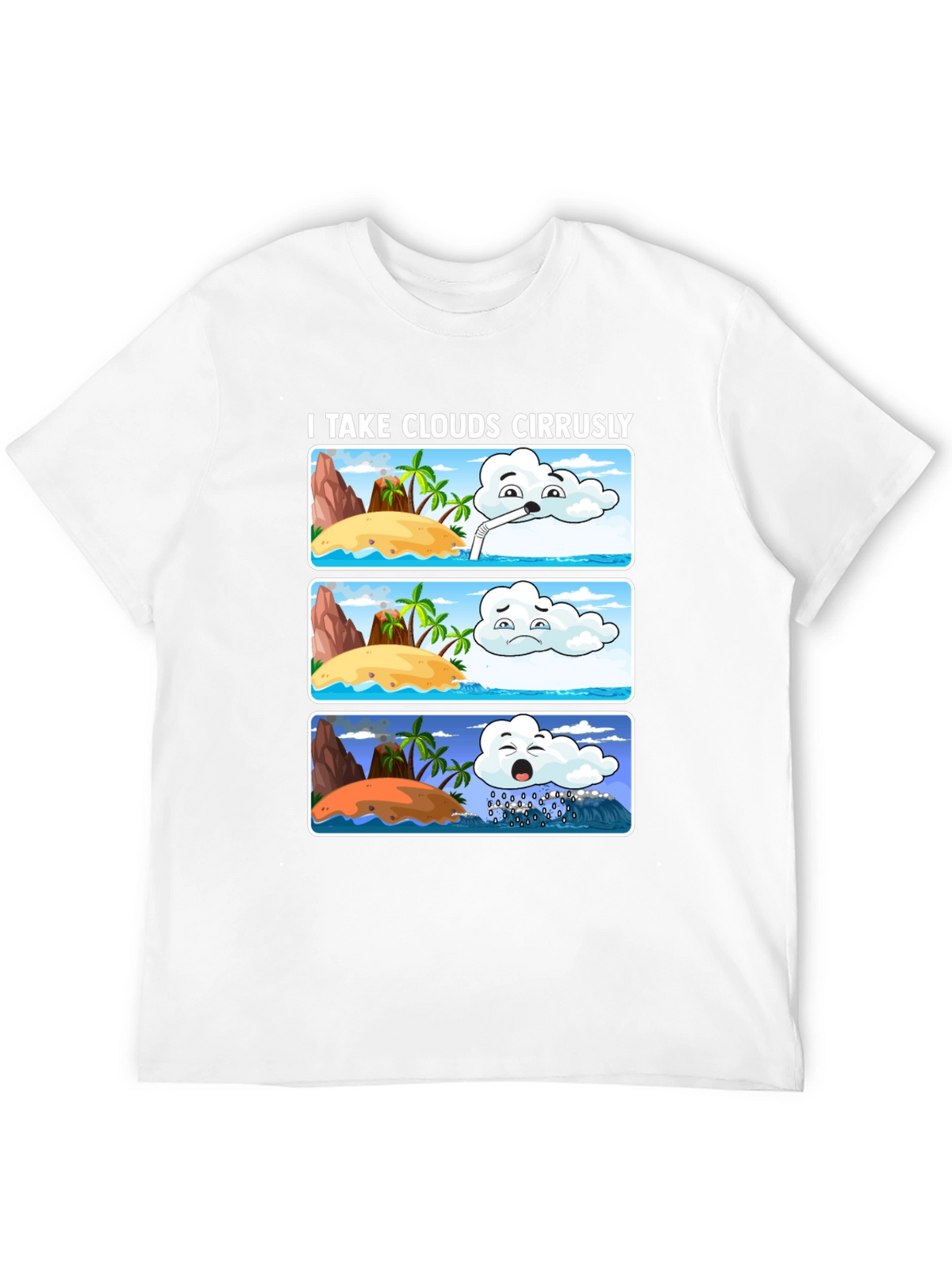Humorous Weather Cartoon T-Shirt