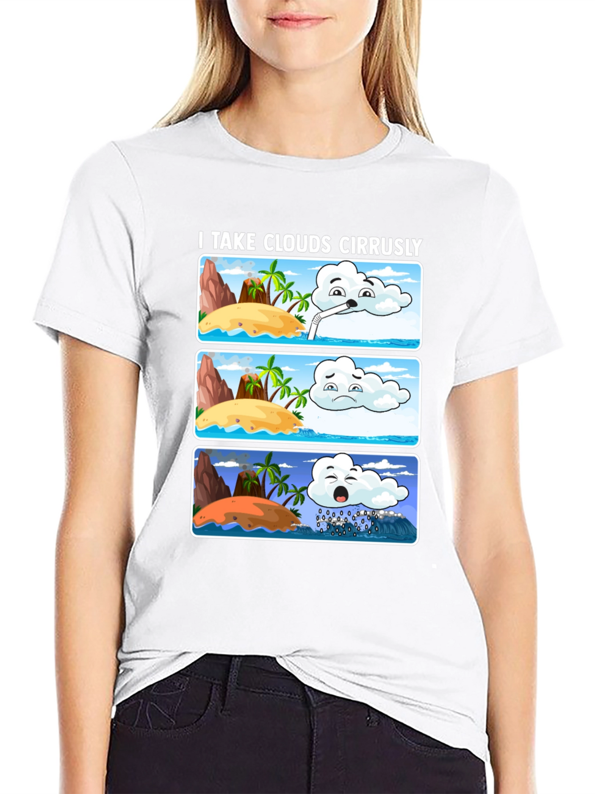 Humorous Weather Cartoon T-Shirt