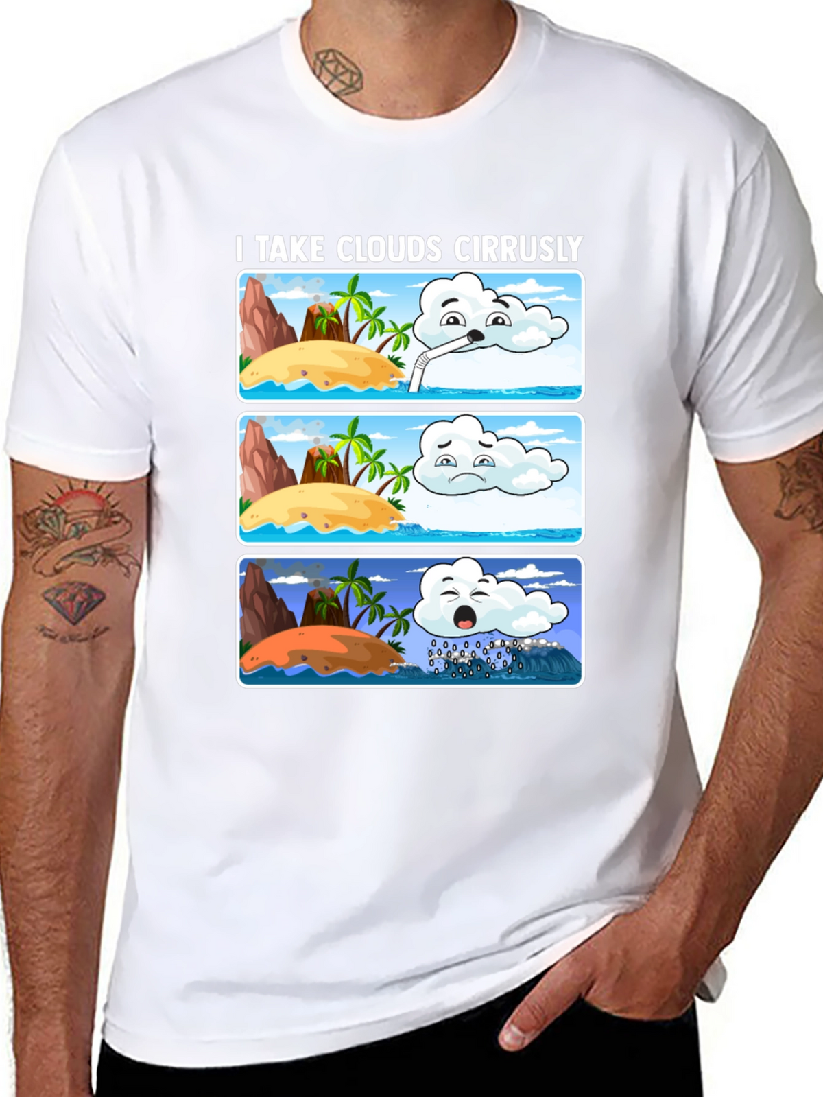 Humorous Weather Cartoon T-Shirt