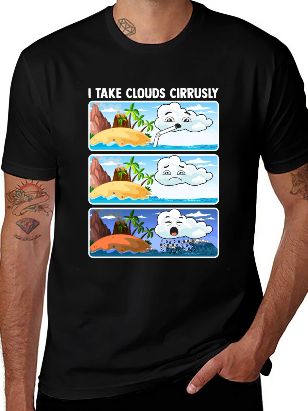 Humorous Weather Cartoon T-Shirt