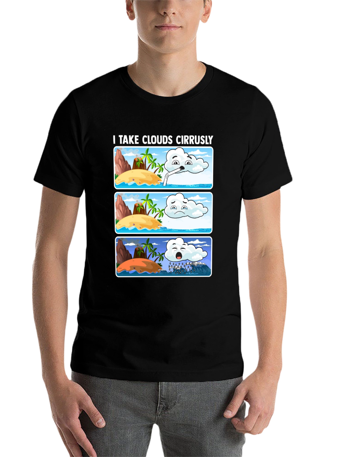 Humorous Weather Cartoon T-Shirt