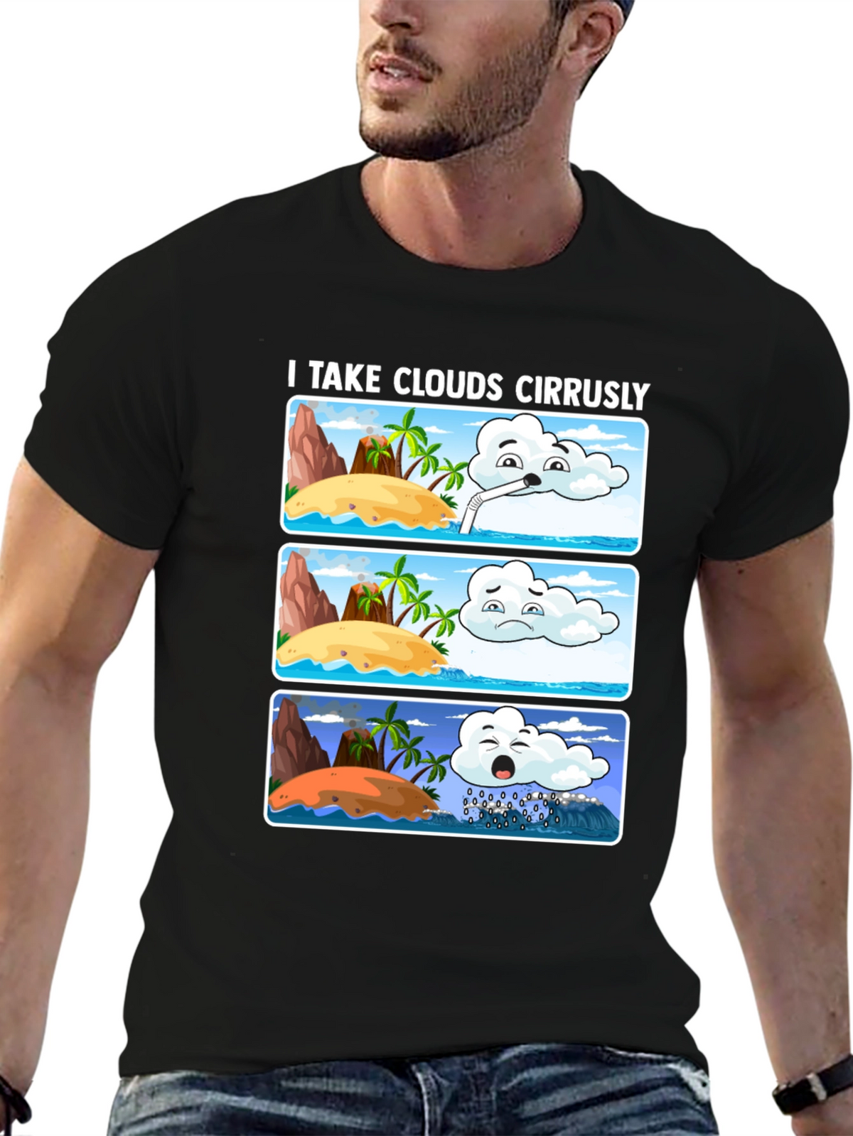 Humorous Weather Cartoon T-Shirt