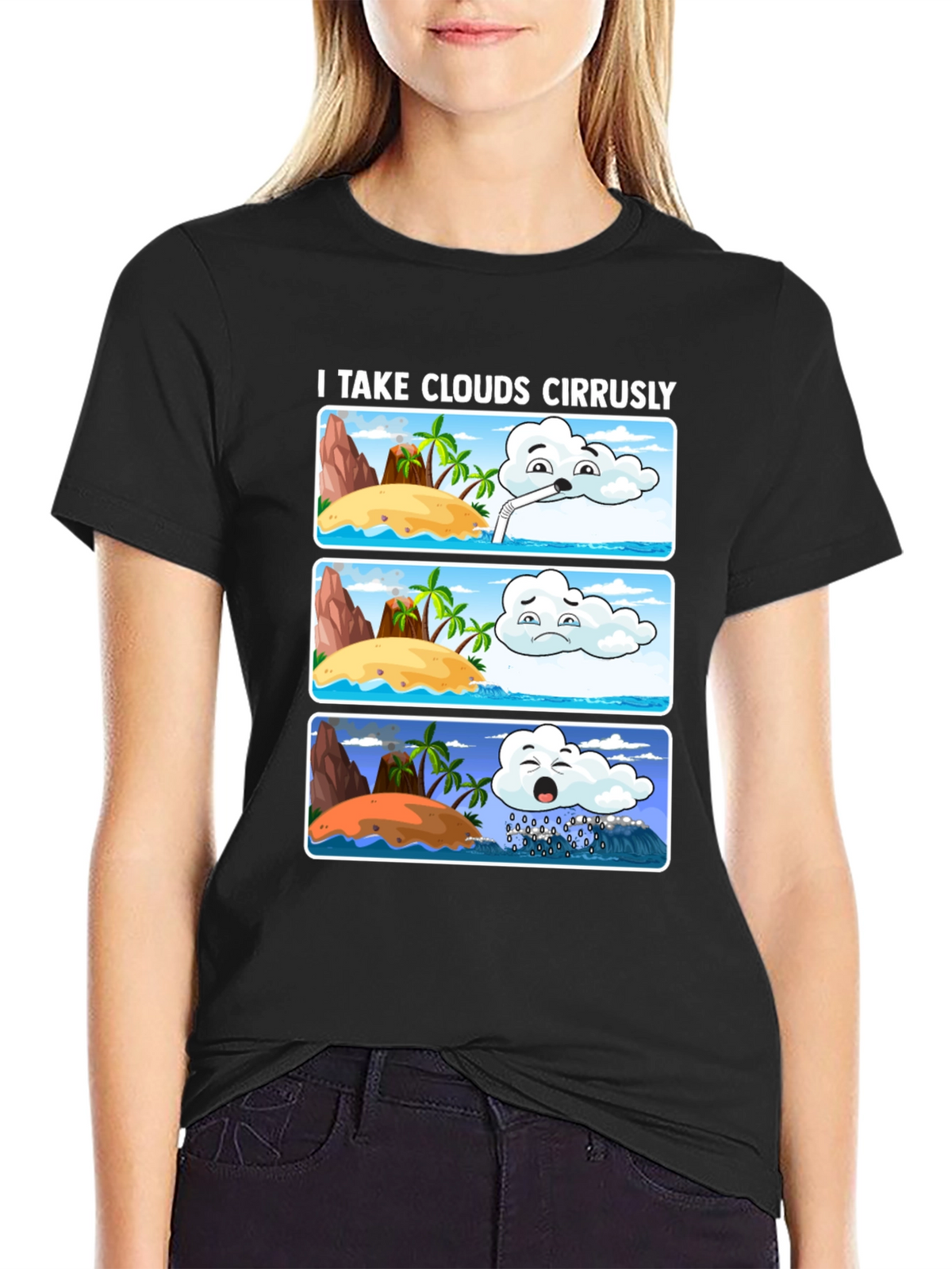 Humorous Weather Cartoon T-Shirt