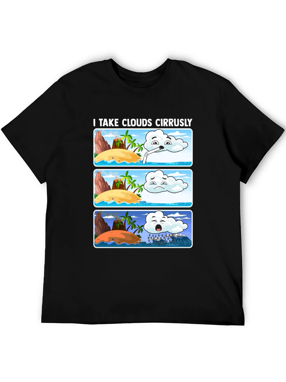 Humorous Weather Cartoon T-Shirt